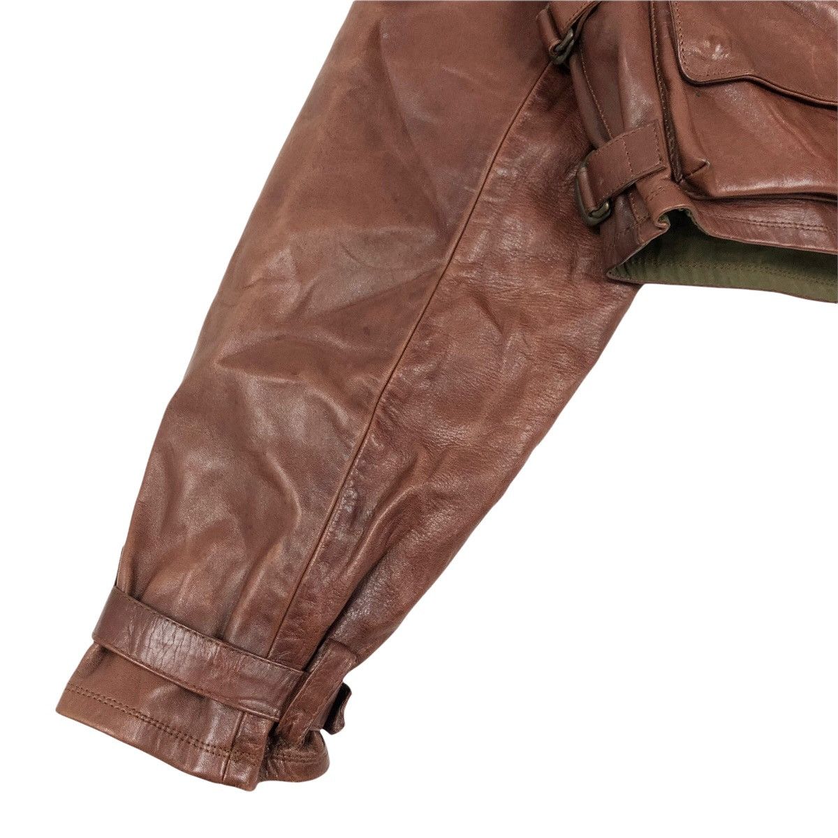 Japanese Brand Vintage Harold’s Gear Haroruzugia Berry Short Leather Jacket Size US S / EU 44-46 / 1 - 4 Thumbnail