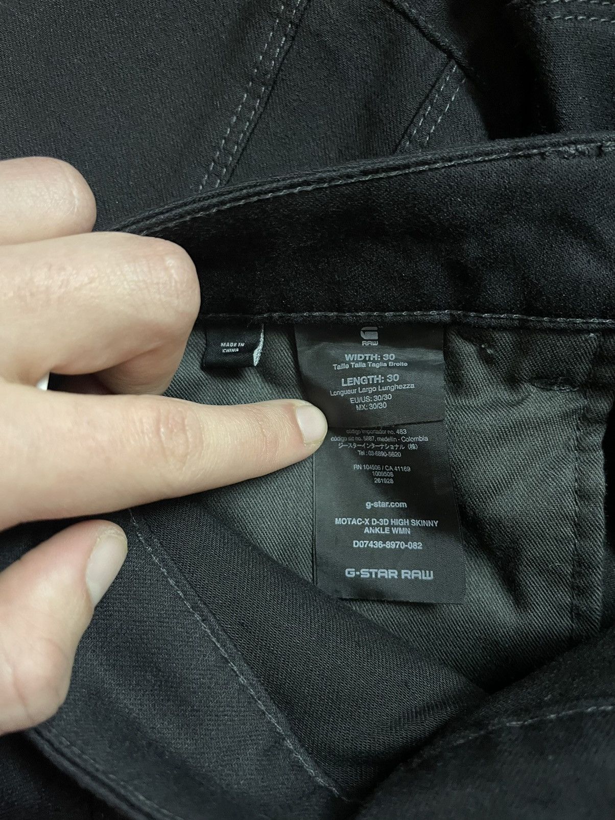 G-Star G Star Raw biker jeans Size 30" / US 8 / IT 44 - 6 Thumbnail
