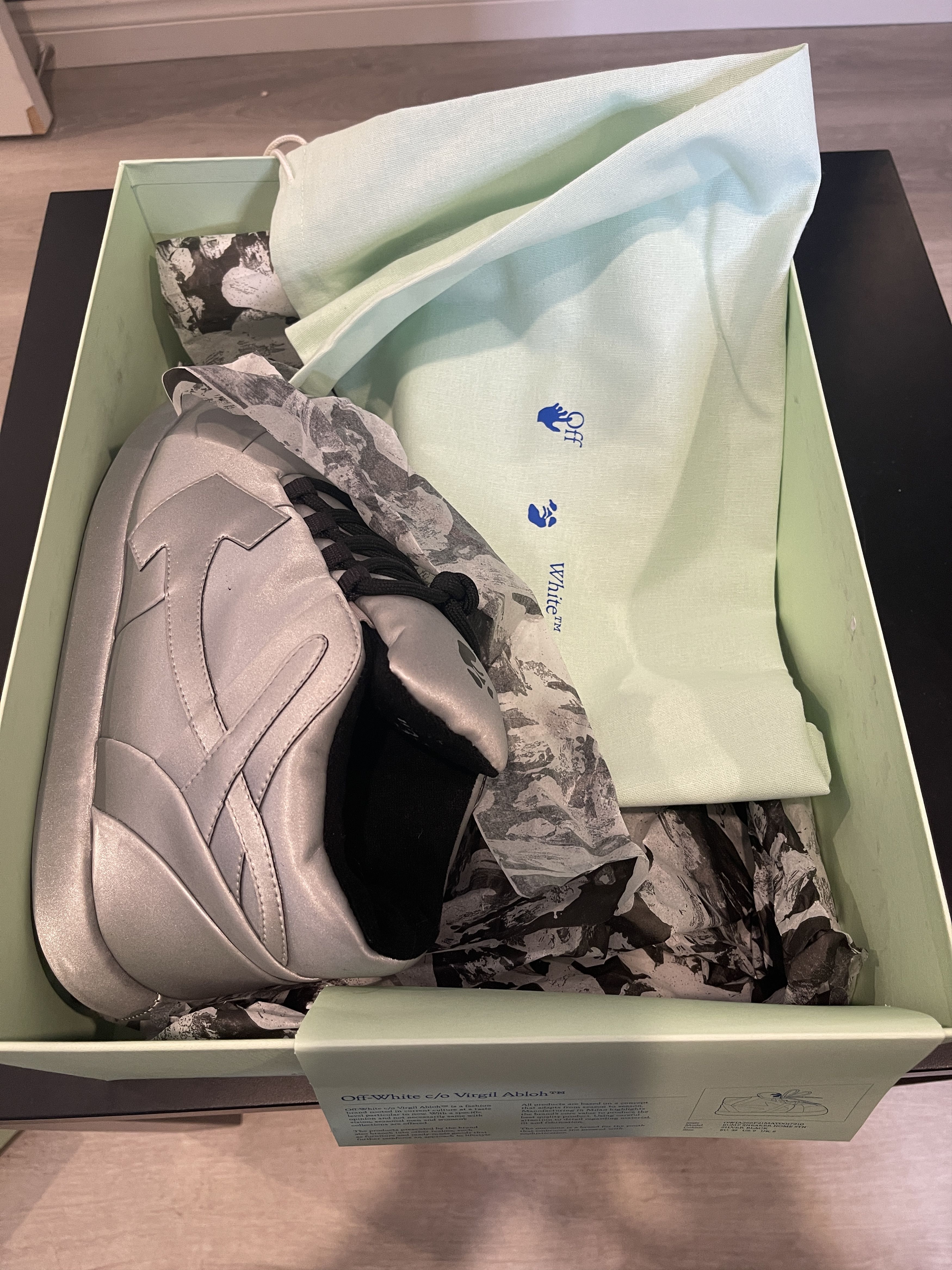 Off-White Off-White Womens Bump Sneaker Size 9 USA - 39 EUR Size US 9 / IT 39 - 11 Thumbnail