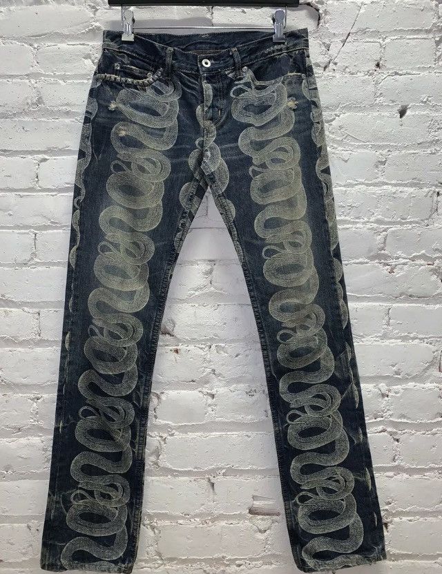 Hysteric Glamour Hysteric Glamour Archive Snake Denim | Grailed