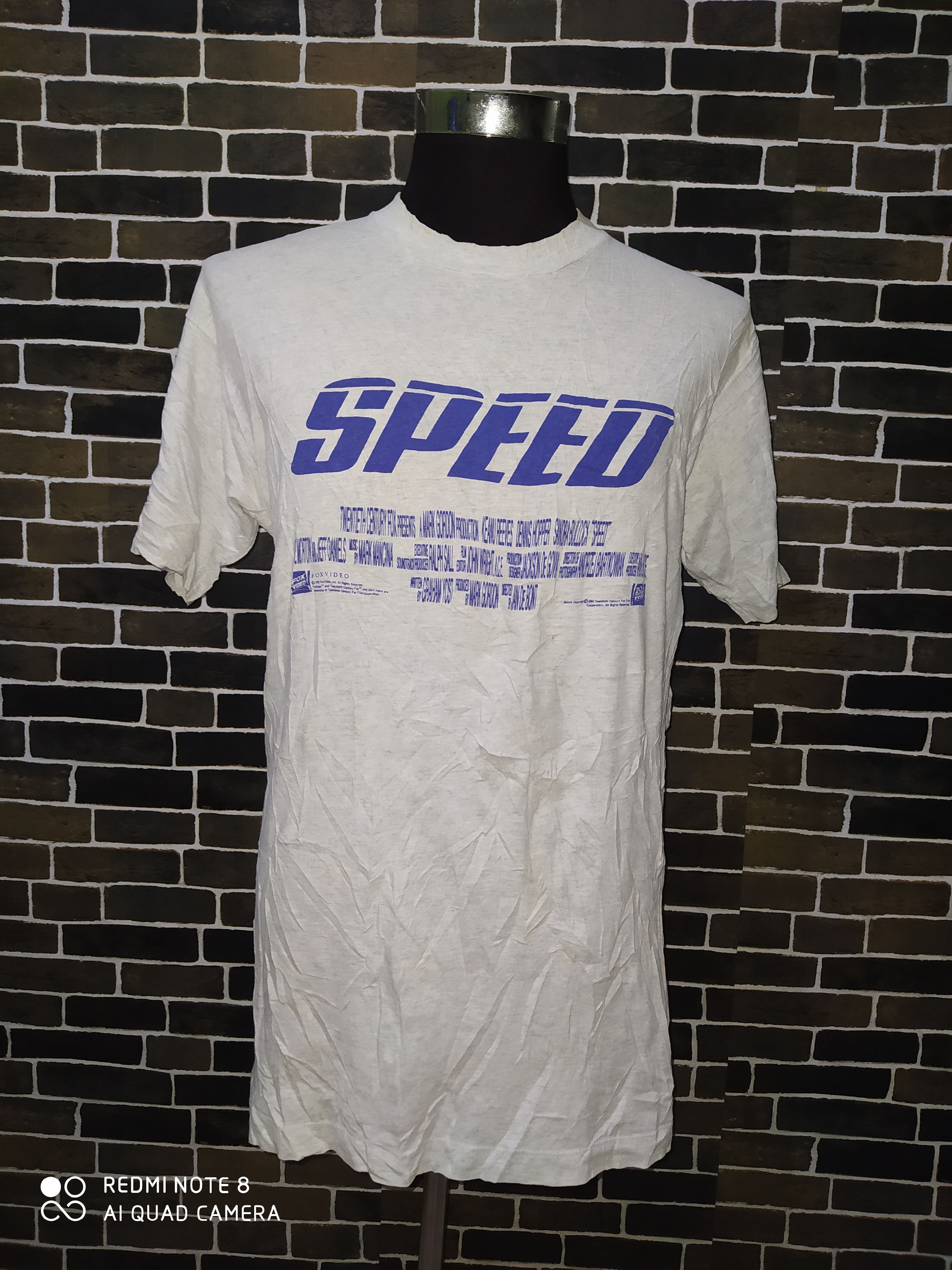Vintage Rare 1994 Speed Movie T shirt