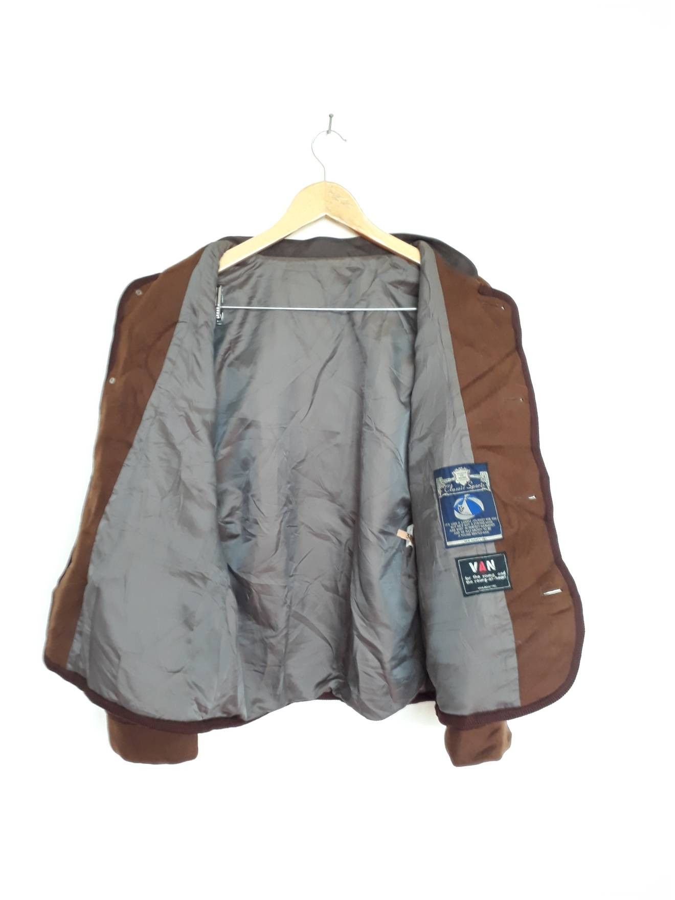 Other × Van × Vintage 💥Fainal Drop💥Van Jacket Wooden Button Wool Winter Season Size US M / EU 48-50 / 2 - 2 Thumbnail