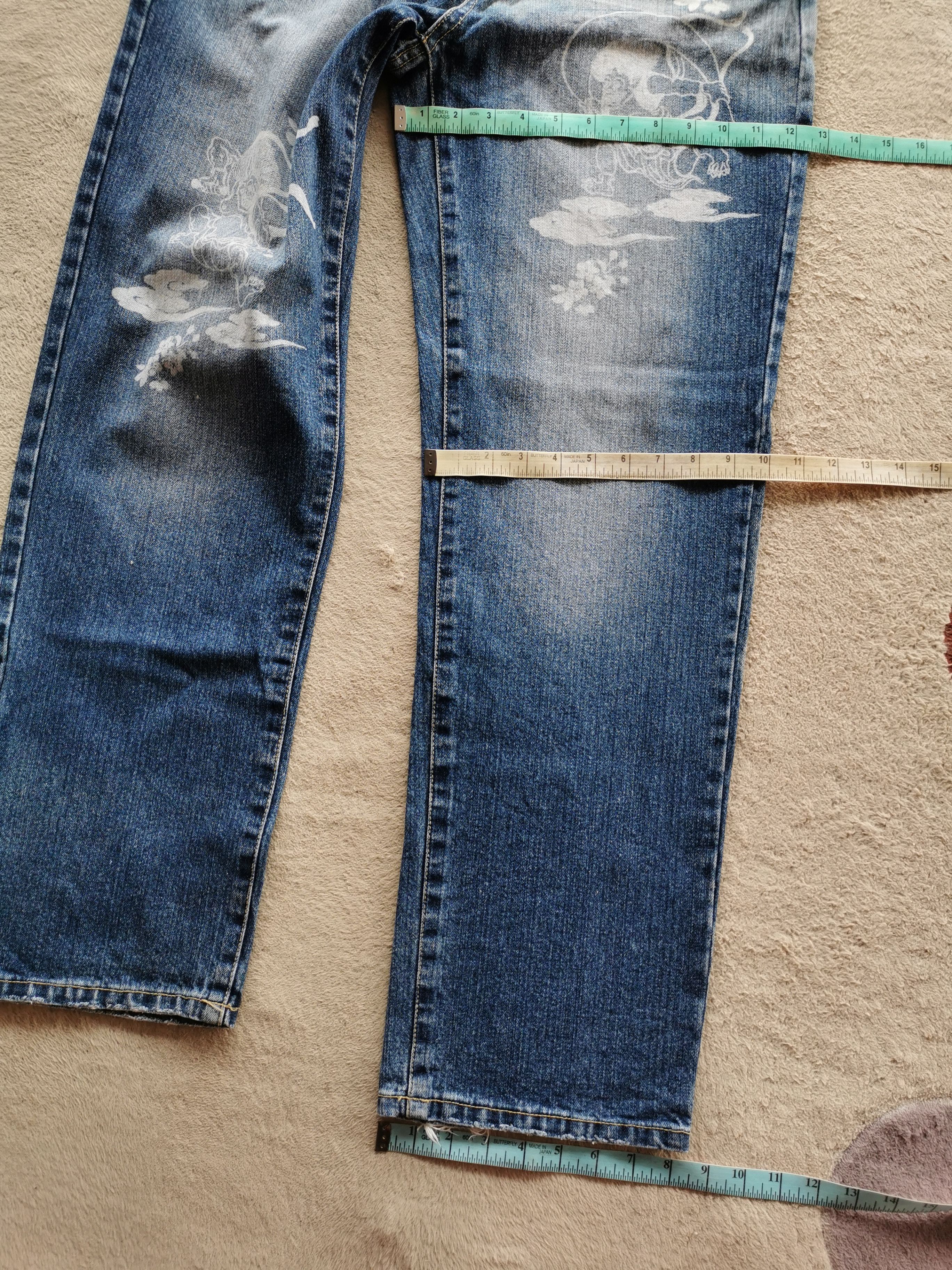 Japanese Brand Japanese Demon Art Denim Jeans Size US 31 - 10 Thumbnail