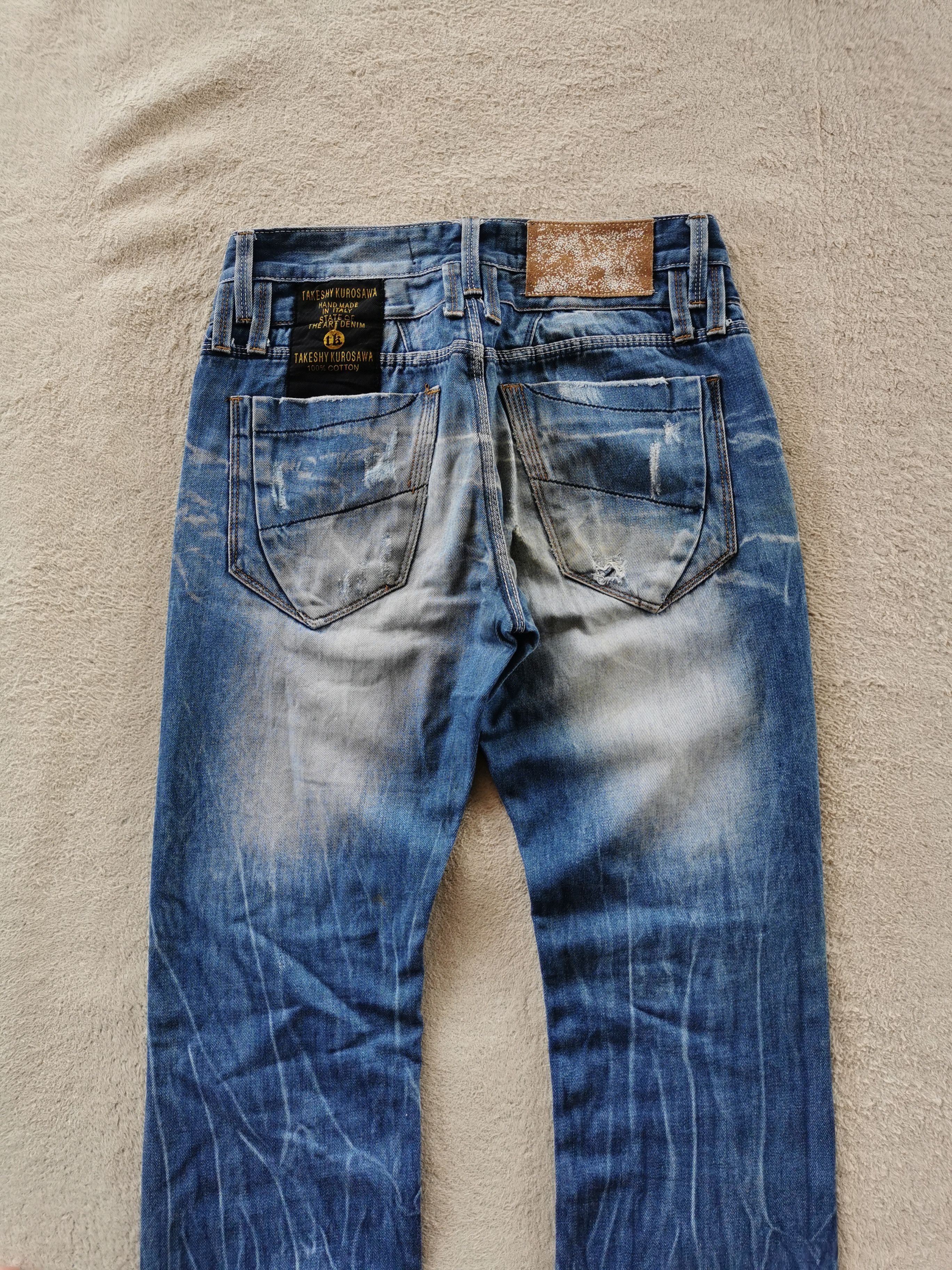 Takeshy Kurosawa Takeshy Kurosawa Slim Straight Jeans Made In Italy Size US 30 / EU 46 - 4 Thumbnail