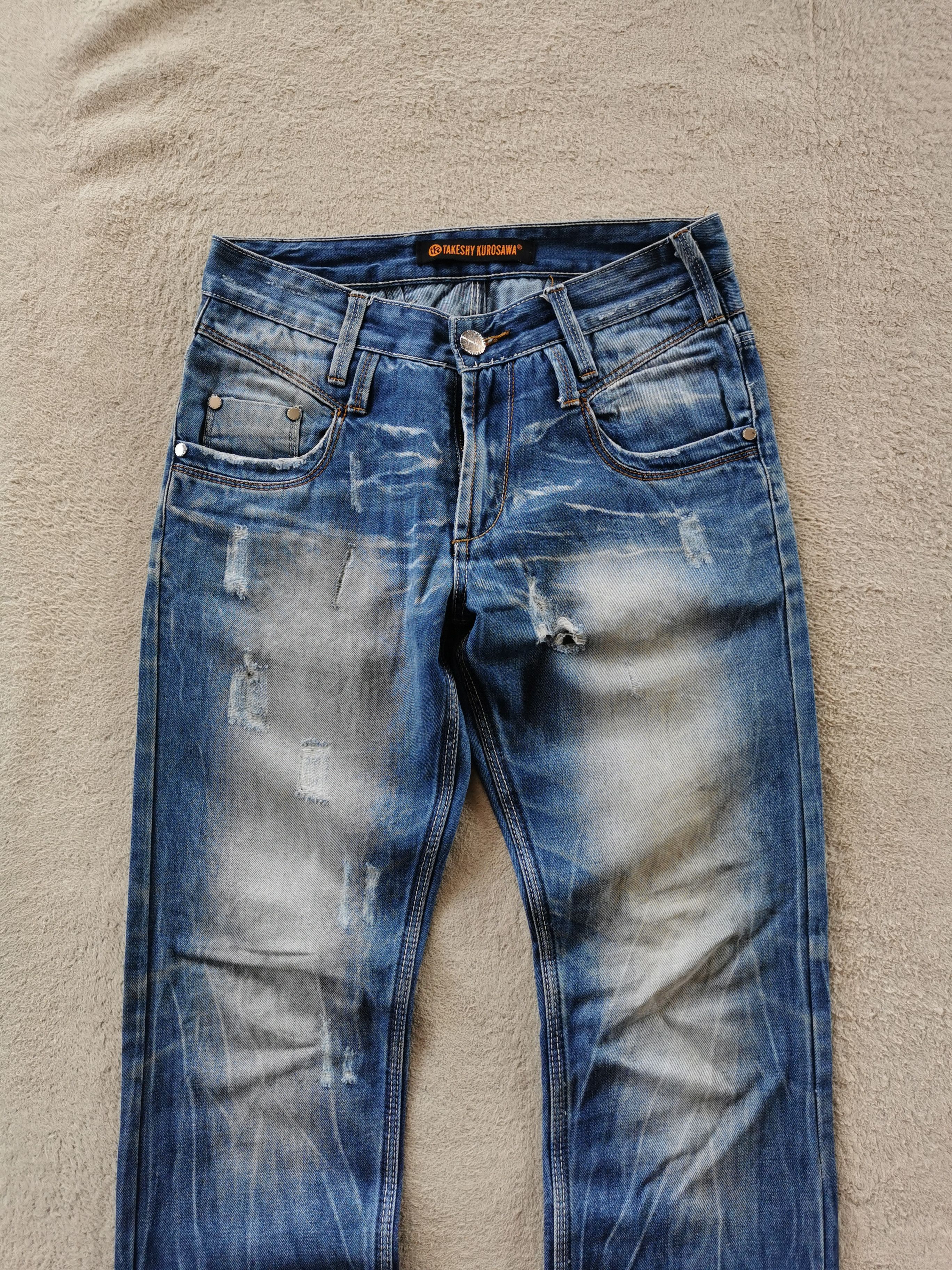 Takeshy Kurosawa Takeshy Kurosawa Slim Straight Jeans Made In Italy Size US 30 / EU 46 - 1 Thumbnail