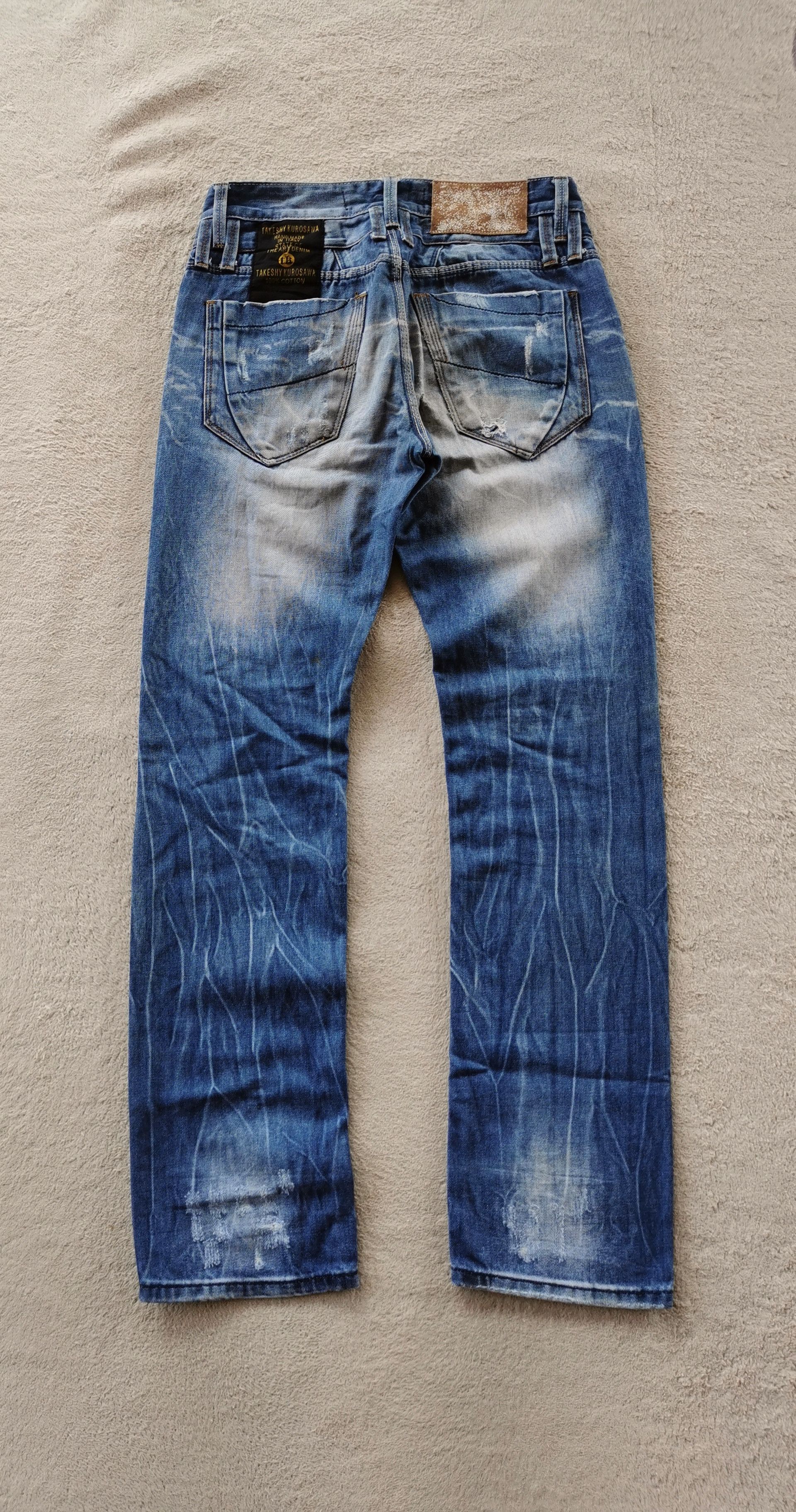 Takeshy Kurosawa Takeshy Kurosawa Slim Straight Jeans Made In Italy Size US 30 / EU 46 - 6 Thumbnail