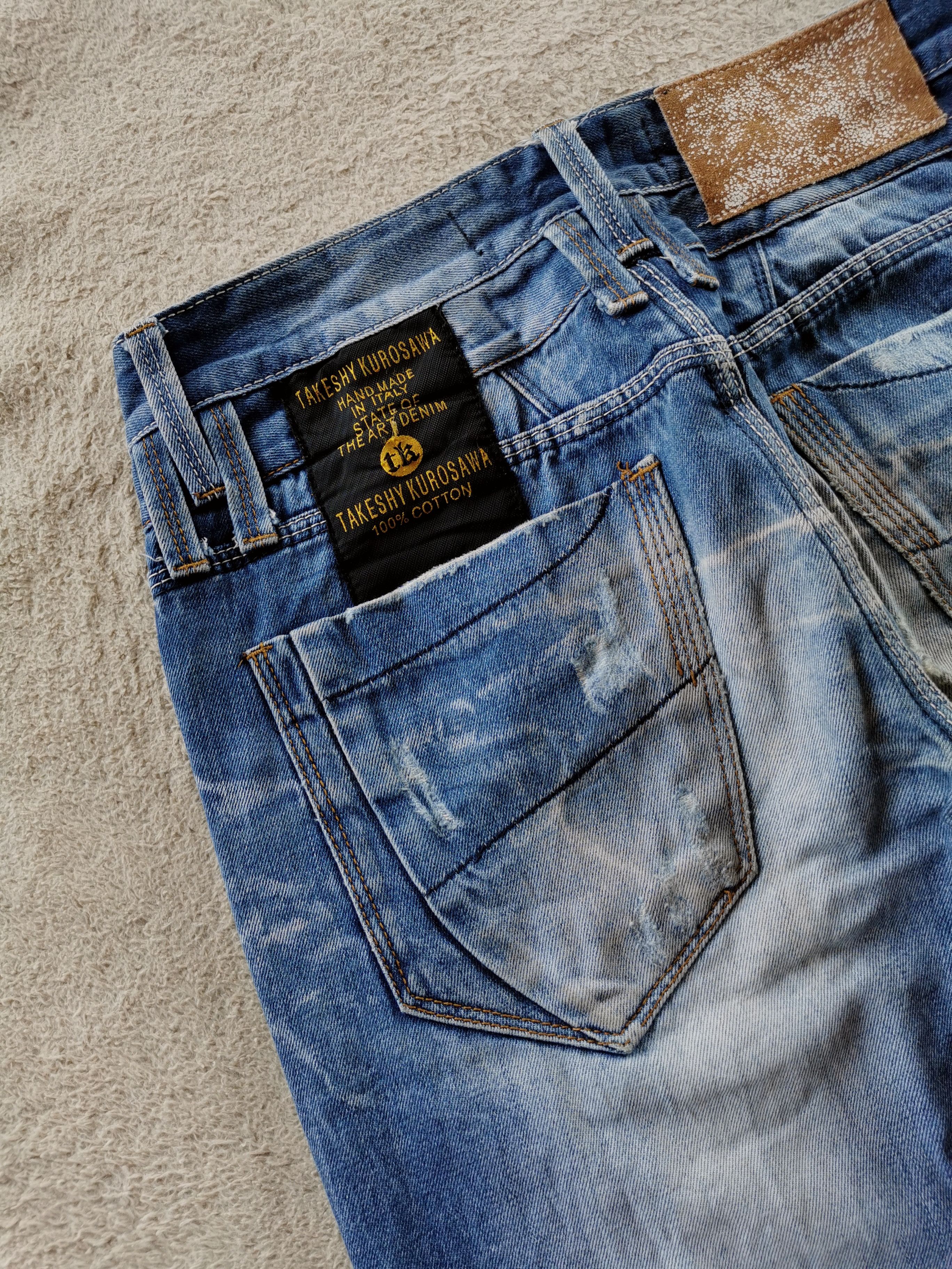 Takeshy Kurosawa Takeshy Kurosawa Slim Straight Jeans Made In Italy Size US 30 / EU 46 - 5 Thumbnail
