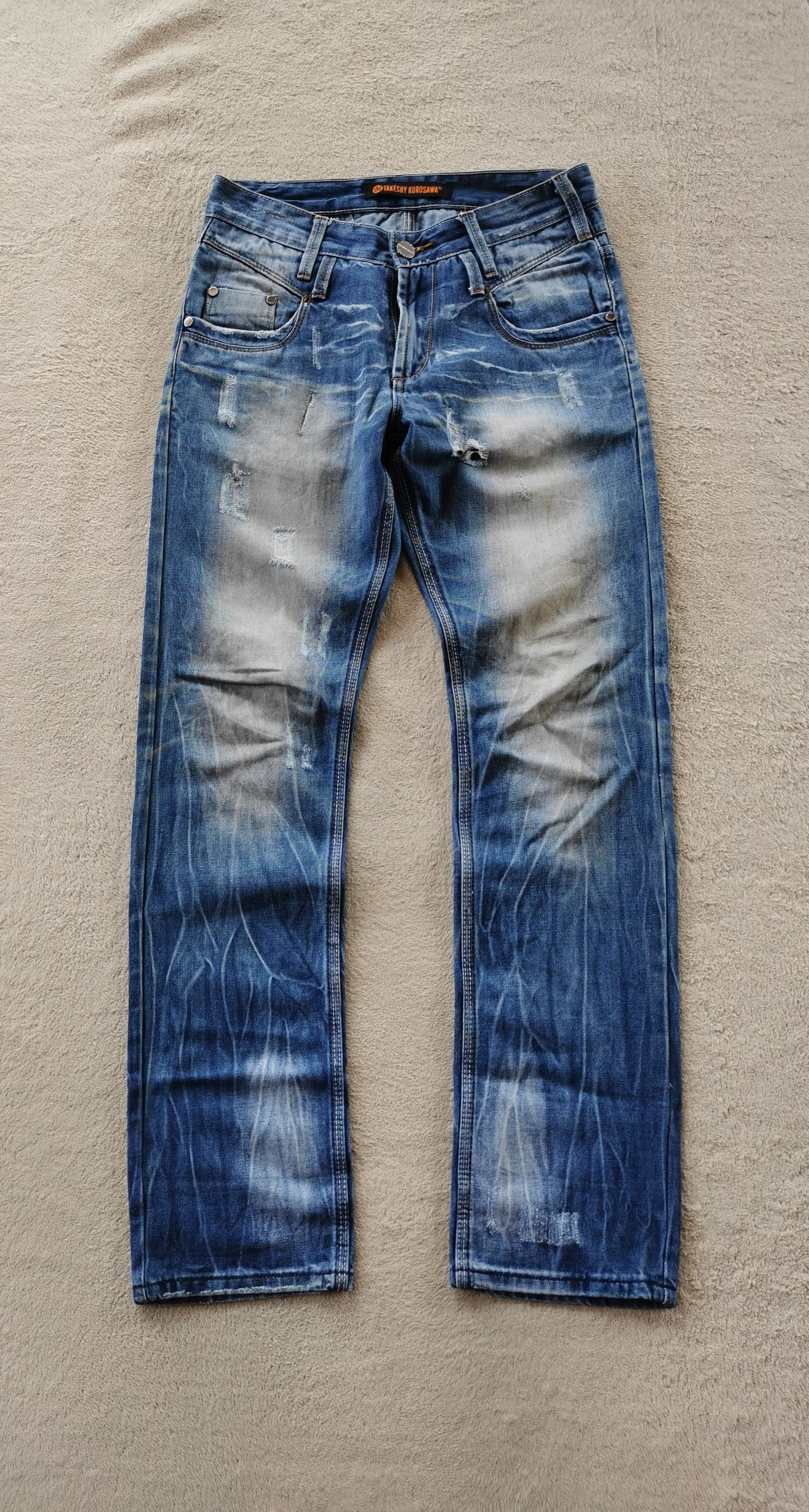 Takeshy Kurosawa Takeshy Kurosawa Slim Straight Jeans Made In Italy Size US 30 / EU 46 - 2 Thumbnail