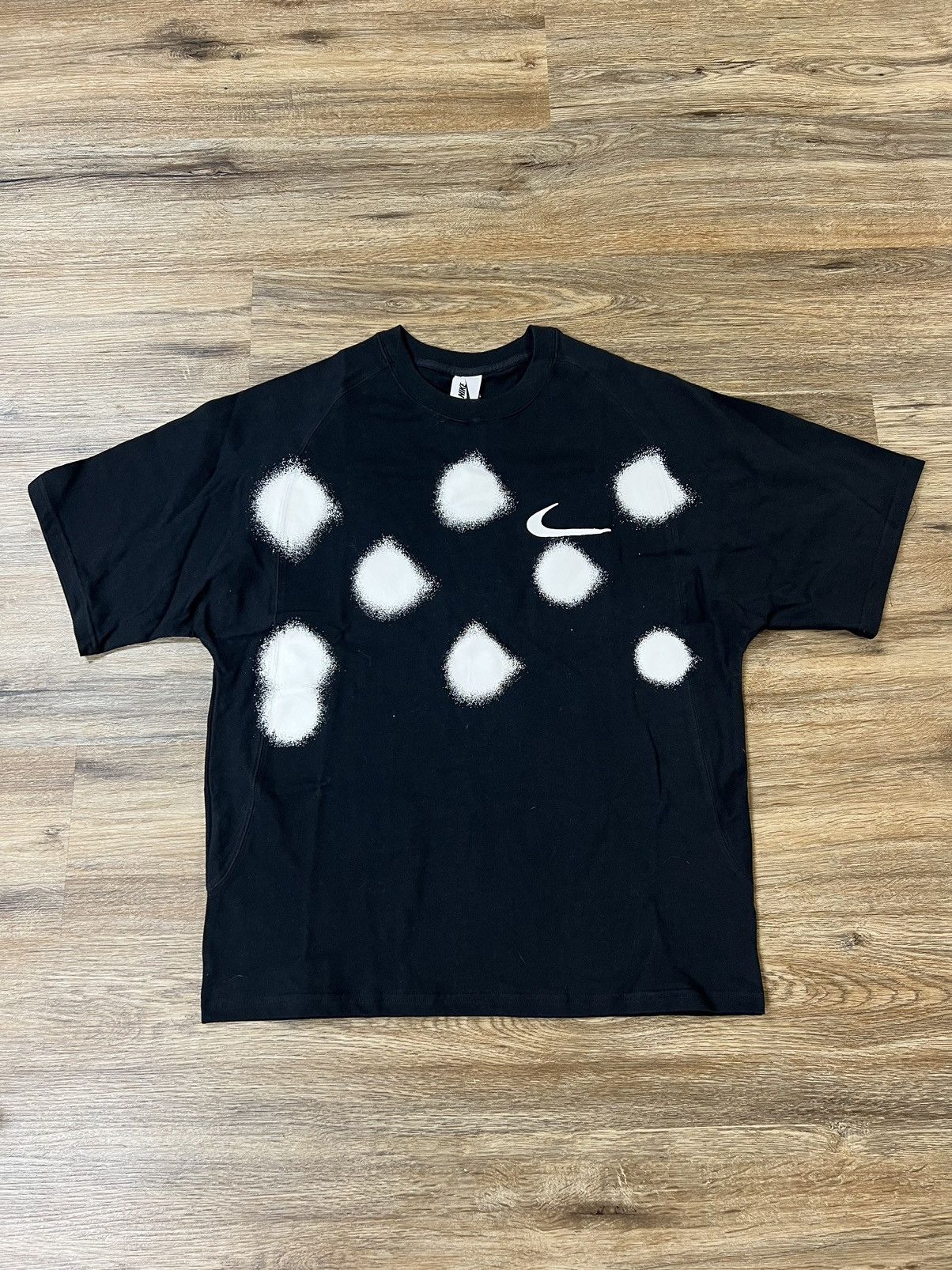 Nike Off White Off White x Nike Spray Dot T shirt Black Small New Grailed