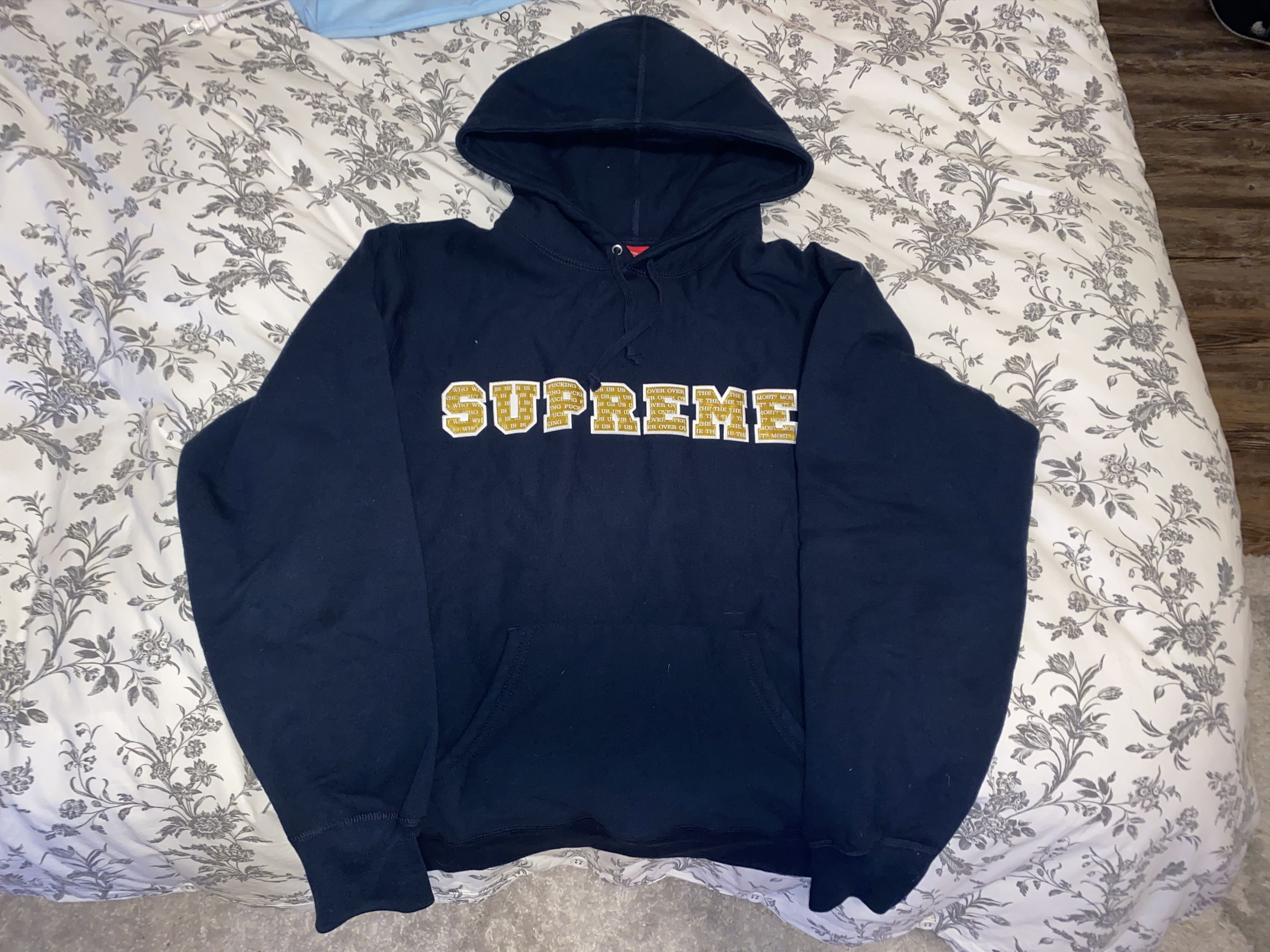 Supreme Supreme Hoodie Who Is Fucking Us Over The Most Grailed