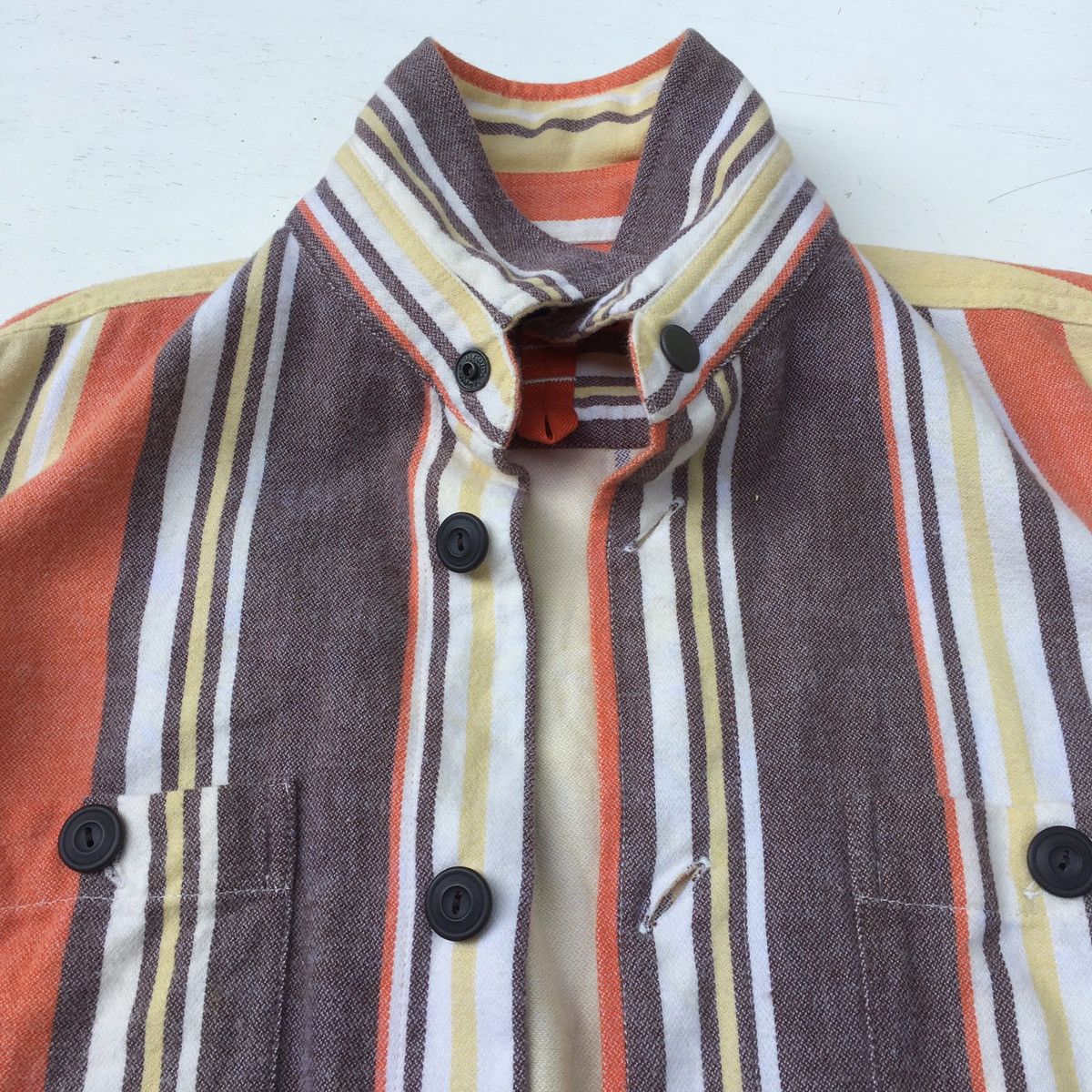 Flannel × Japanese Brand × PPFM PPFM FLANNEL STRIPED SHIRT Size US M / EU 48-50 / 2 - 8 Thumbnail