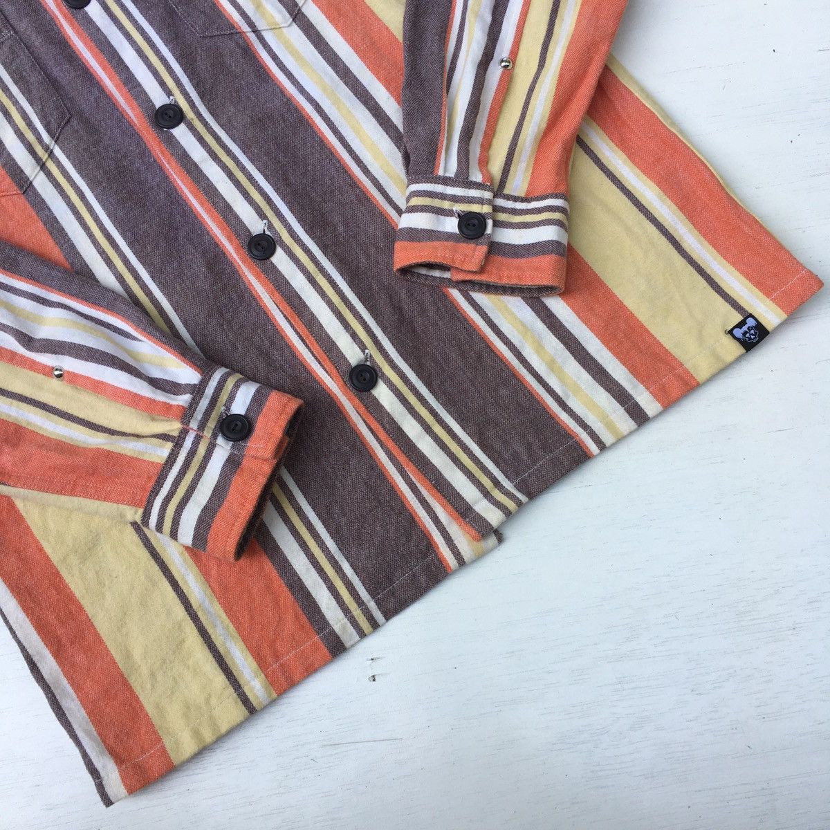 Flannel × Japanese Brand × PPFM PPFM FLANNEL STRIPED SHIRT Size US M / EU 48-50 / 2 - 5 Thumbnail