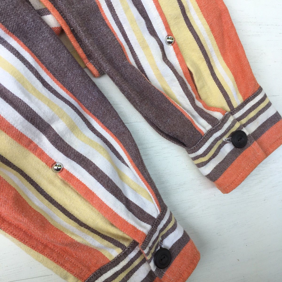 Flannel × Japanese Brand × PPFM PPFM FLANNEL STRIPED SHIRT Size US M / EU 48-50 / 2 - 13 Thumbnail