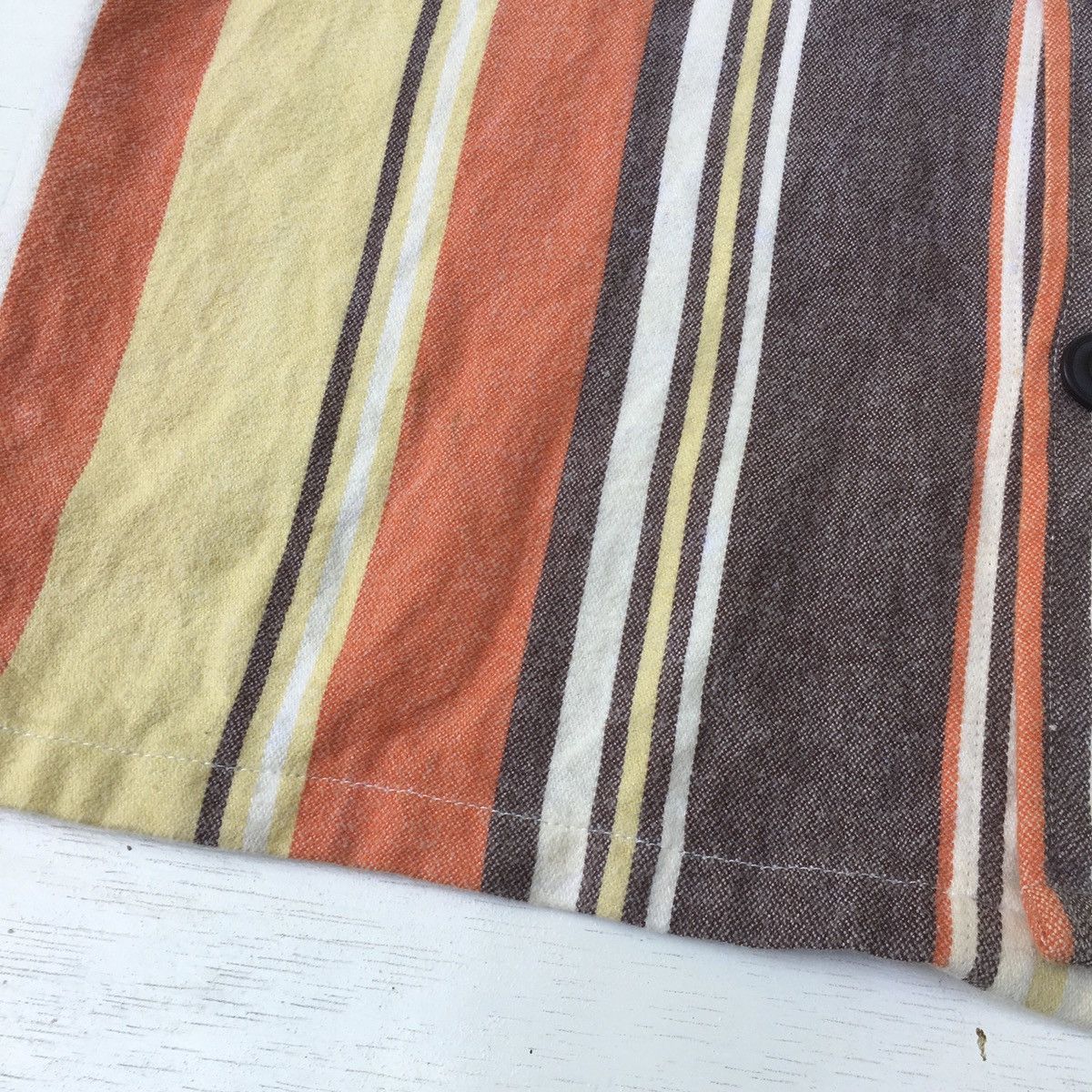 Flannel × Japanese Brand × PPFM PPFM FLANNEL STRIPED SHIRT Size US M / EU 48-50 / 2 - 16 Thumbnail