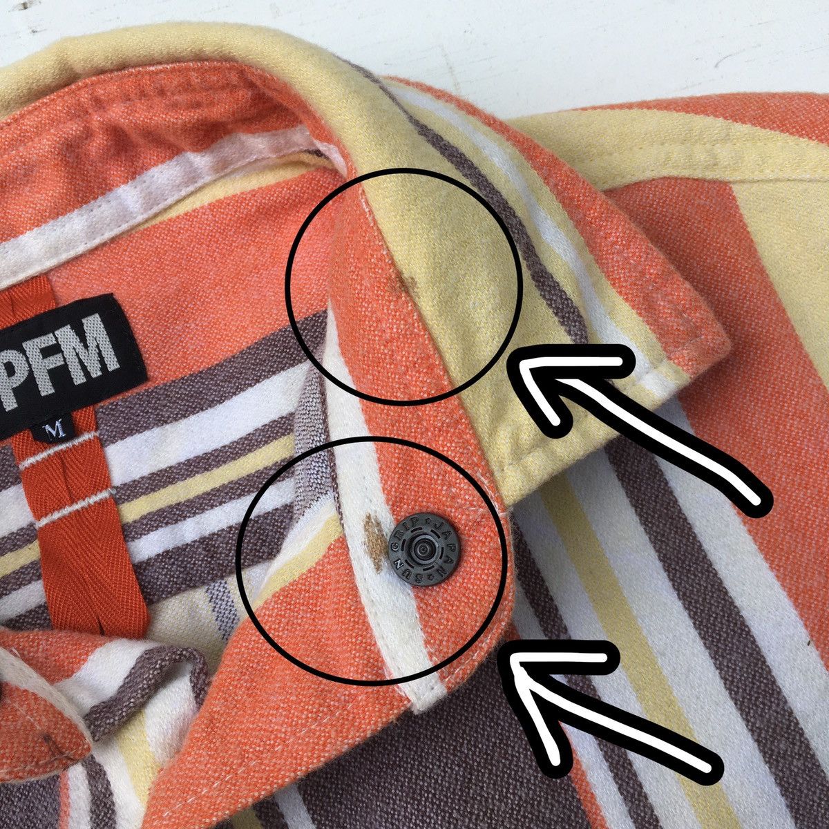 Flannel × Japanese Brand × PPFM PPFM FLANNEL STRIPED SHIRT Size US M / EU 48-50 / 2 - 10 Thumbnail