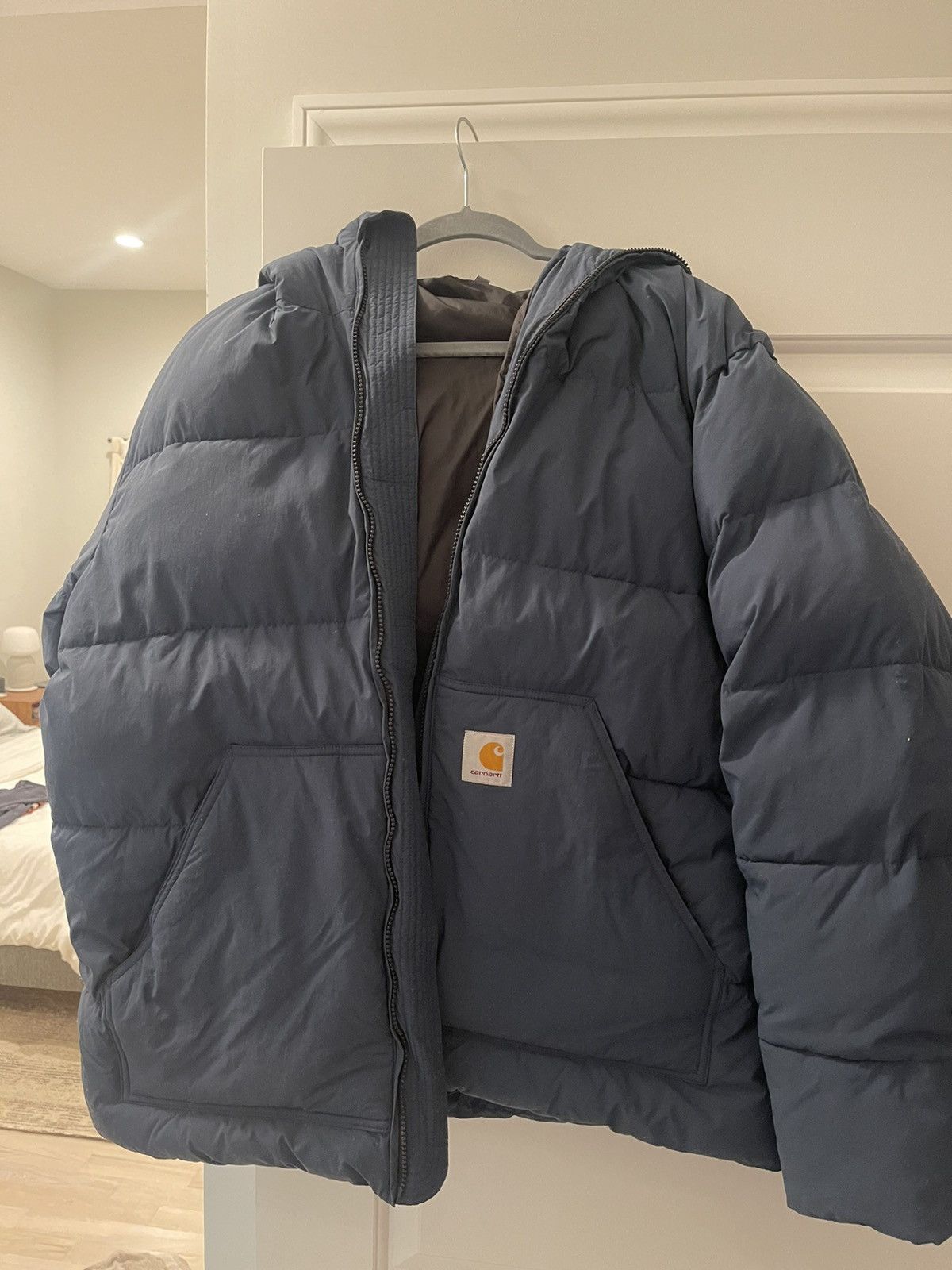 image of Carhartt Wip Carhartt Work In Progress Blue Puffer, Men's (Size XL)