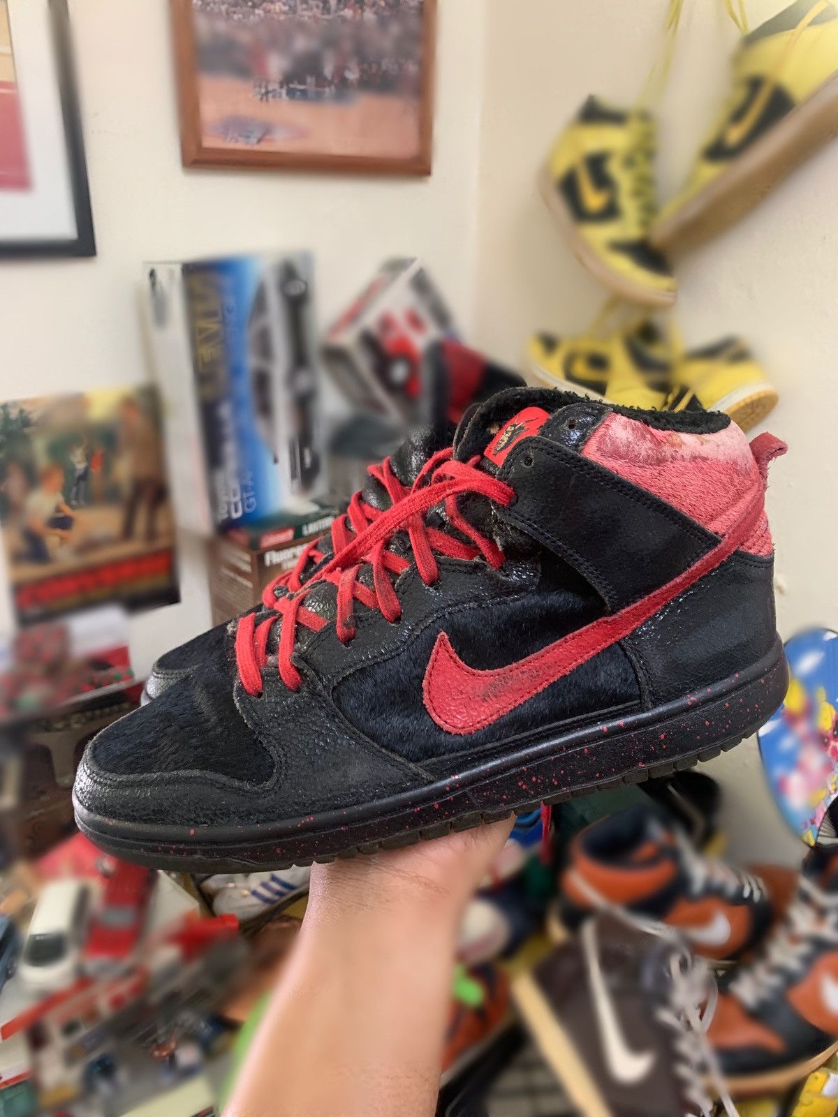 Nike × Skategang × Vintage Nike Sb Dunk High “Krampus” X Sean Cliver |  Grailed