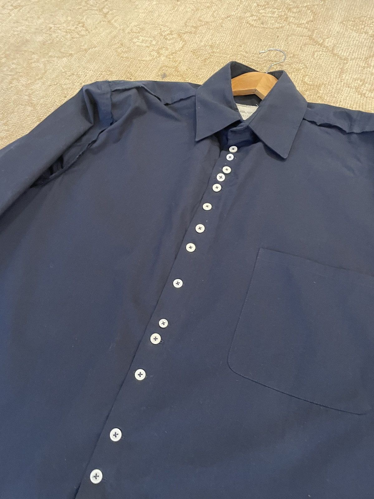 Camiel Fortgens Camiel Fortgens Big Shirt Navy Size US M / EU 48-50 / 2 - 2 Thumbnail