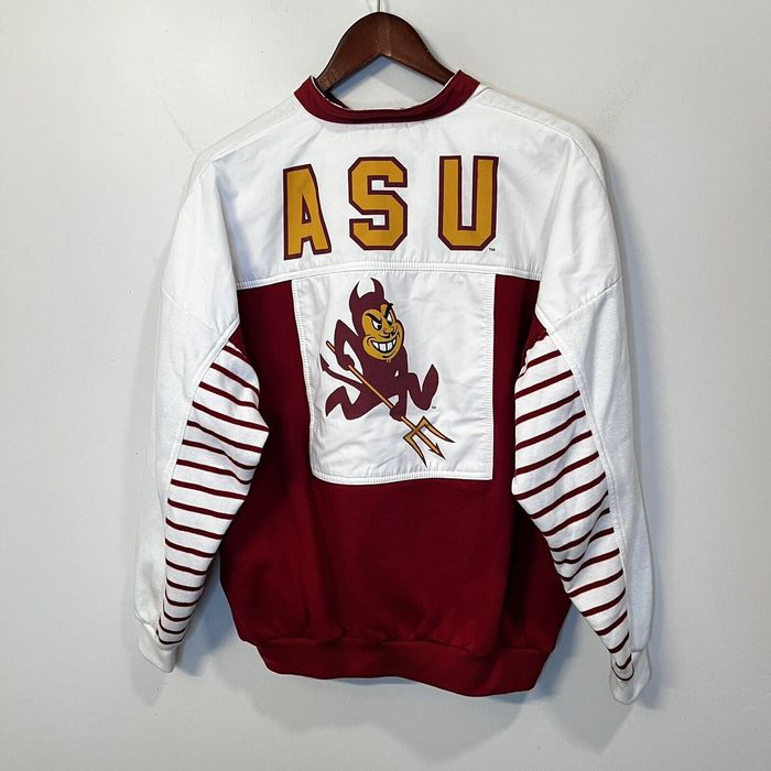 Vintage Vintage ASU Arizona State University Henley Sweater Medium ...