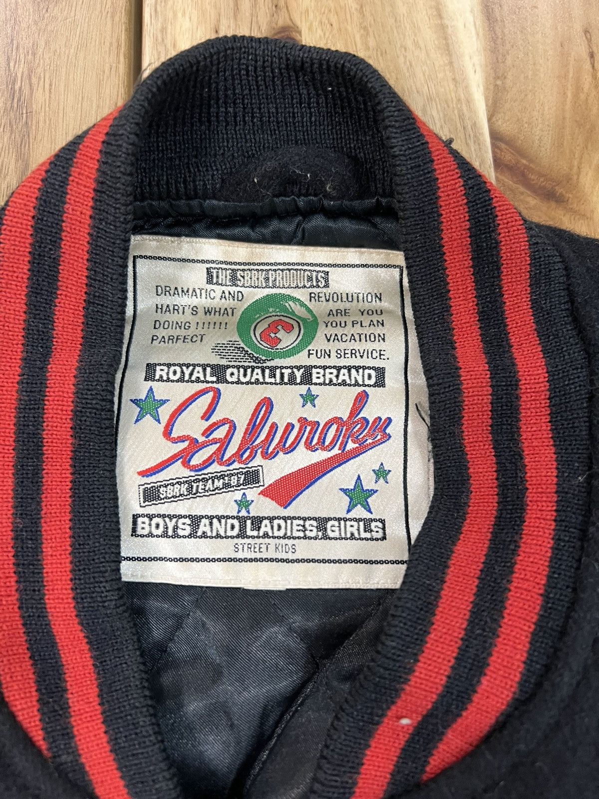 Japanese Brand Vintage 80’s Hustler World Champion SBRK Varsity Jacket Size US L / EU 52-54 / 3 - 8 Thumbnail