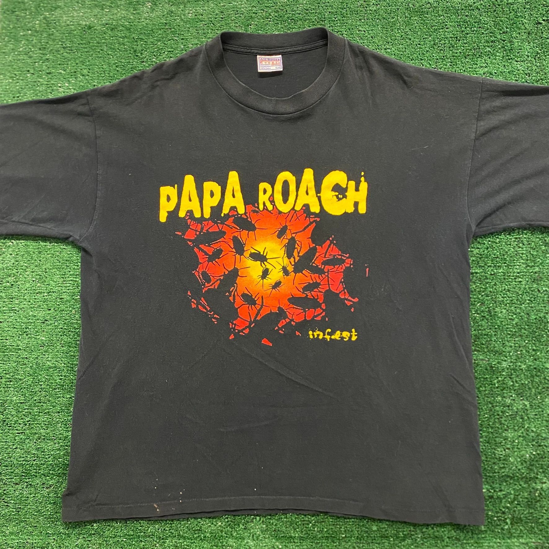 Band Tees Papa Roach Infest Vintage Band T-Shirt Size US XL / EU 56 / 4 - 1 Thumbnail