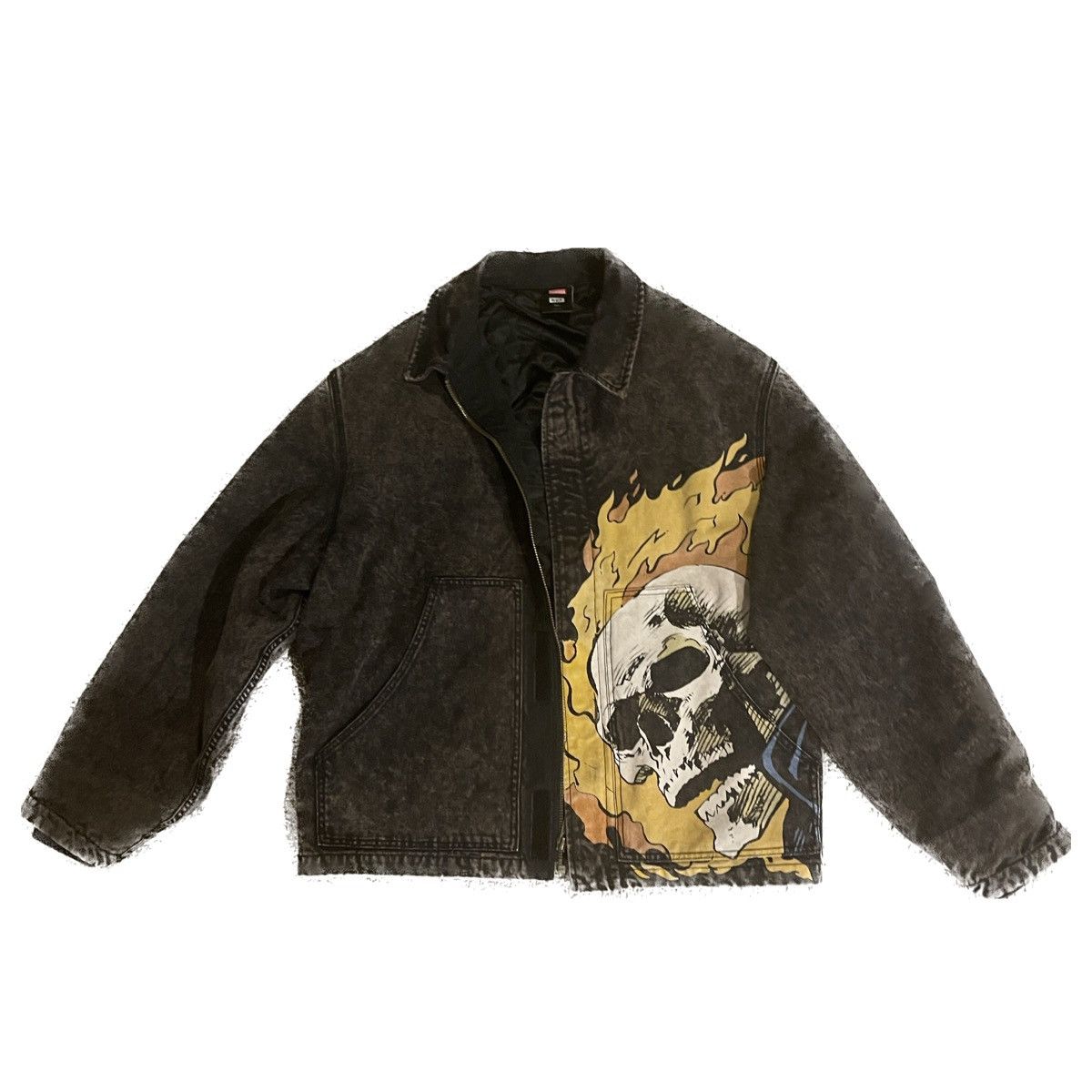 Huf × Marvel Comics HUF x MARVEL Ghost Rider Work Jacket | Grailed