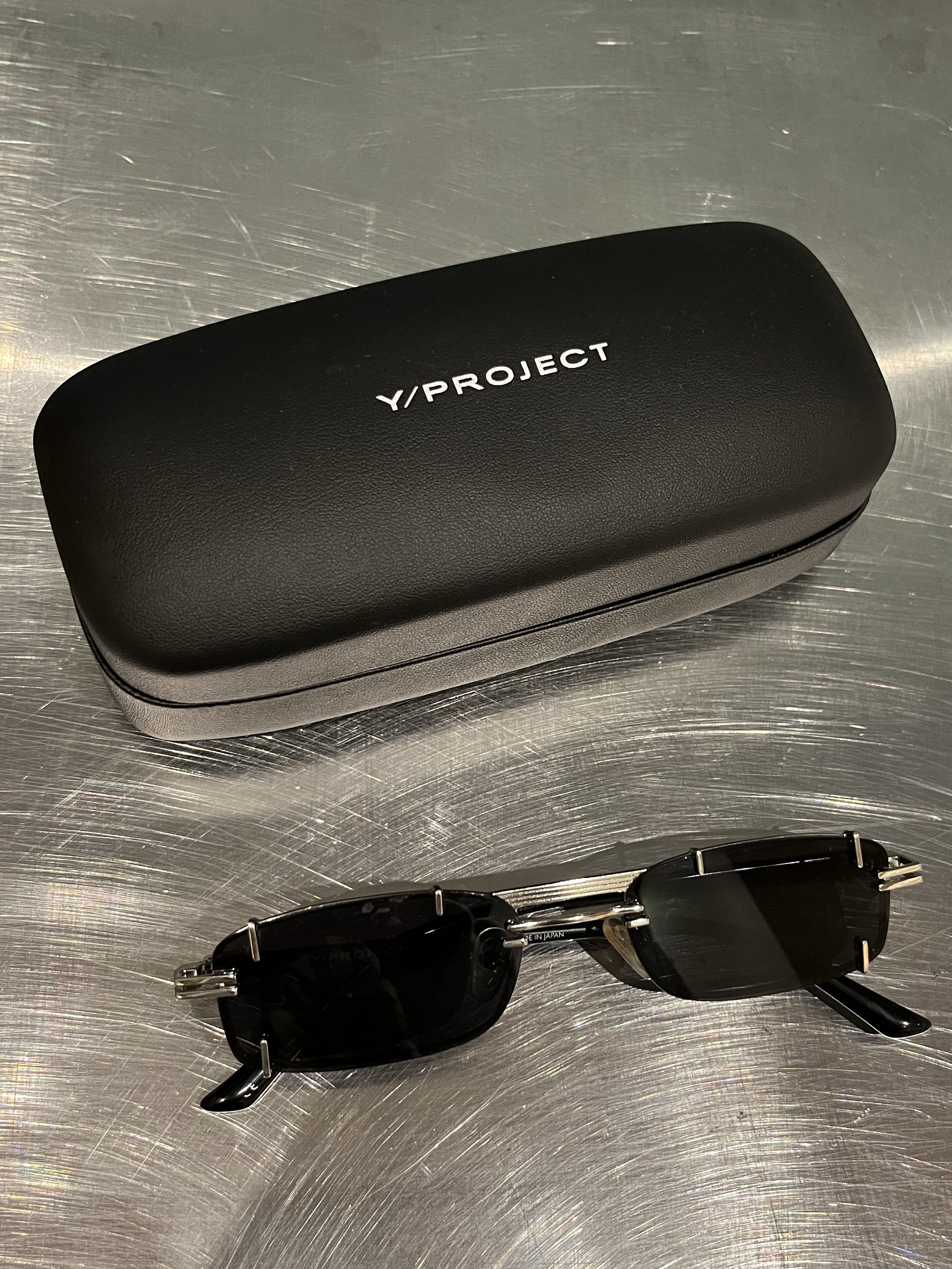 image of Linda Farrow x Yproject ''neo'' Sunglasses in Black, Men's