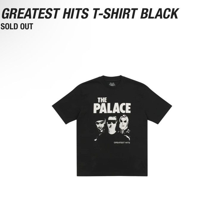 Palace NEW Palace Greatest Hits Tee Black Large Size US L / EU 52-54 / 3 - 8 Thumbnail