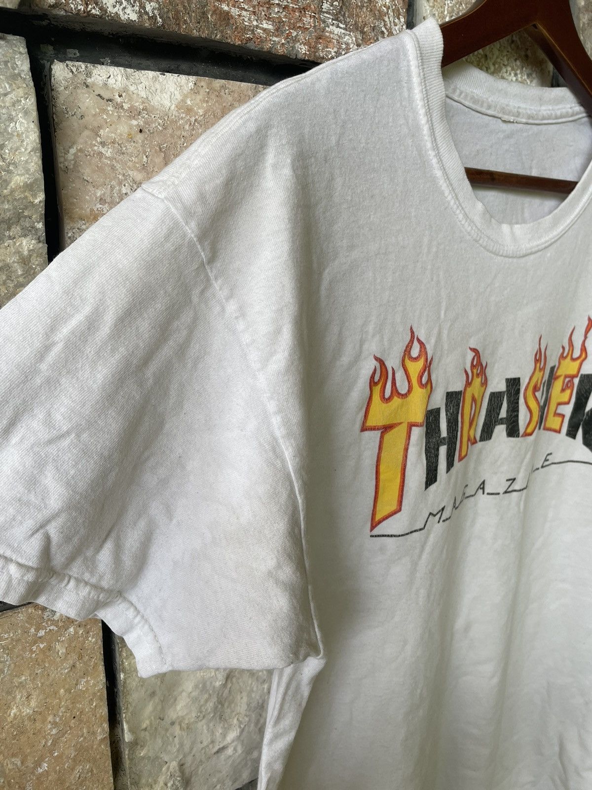 Thrasher Vintage Thrasher Magazine Skateboards Flame Streetwear Tee Size US L / EU 52-54 / 3 - 4 Thumbnail