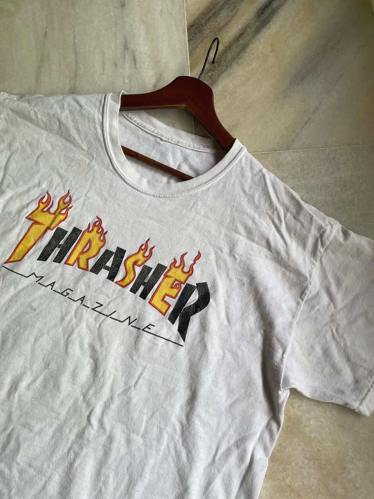 Thrasher Vintage Thrasher Magazine Skateboards Flame Streetwear Tee Size US L / EU 52-54 / 3 - 10 Thumbnail