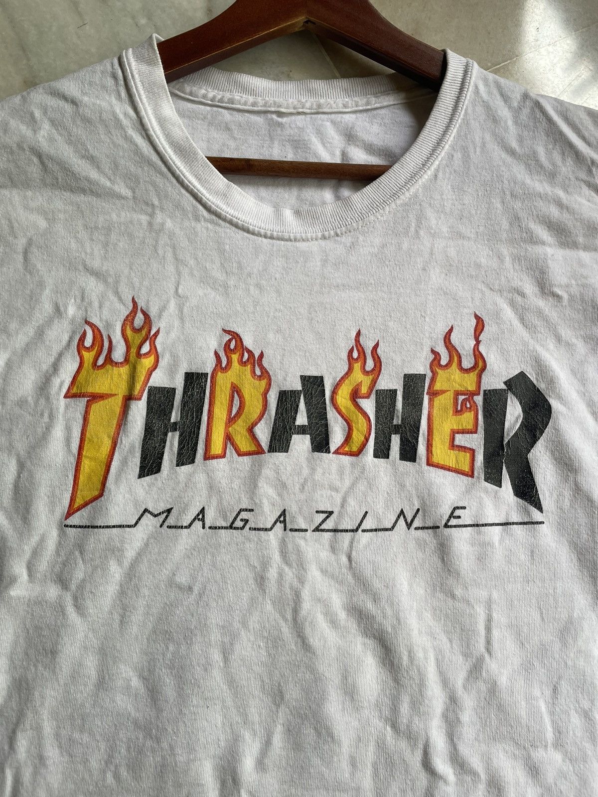 Thrasher Vintage Thrasher Magazine Skateboards Flame Streetwear Tee Size US L / EU 52-54 / 3 - 11 Thumbnail