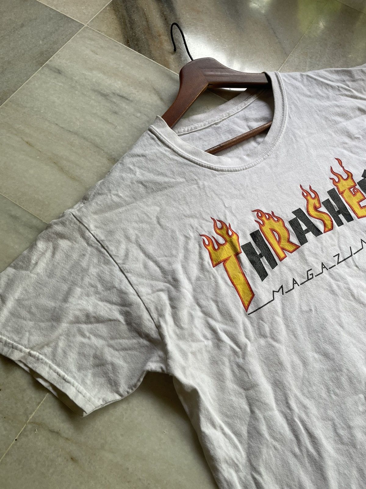 Thrasher Vintage Thrasher Magazine Skateboards Flame Streetwear Tee Size US L / EU 52-54 / 3 - 8 Thumbnail