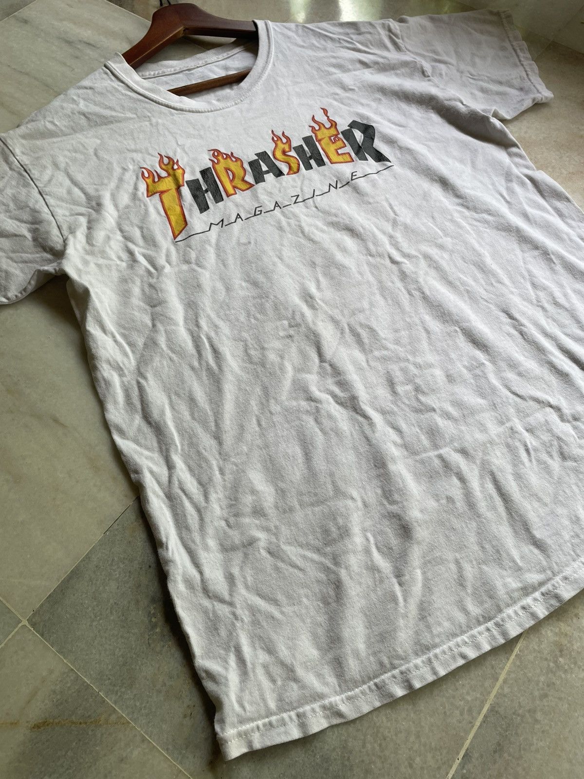 Thrasher Vintage Thrasher Magazine Skateboards Flame Streetwear Tee Size US L / EU 52-54 / 3 - 7 Thumbnail
