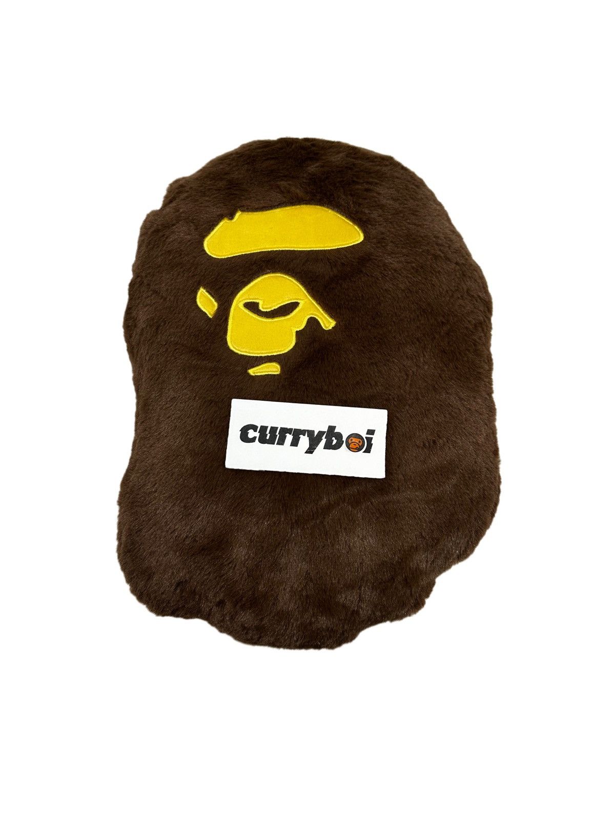 Bape BAPE Ape Head Cushion Brown Size ONE SIZE - 1 Thumbnail