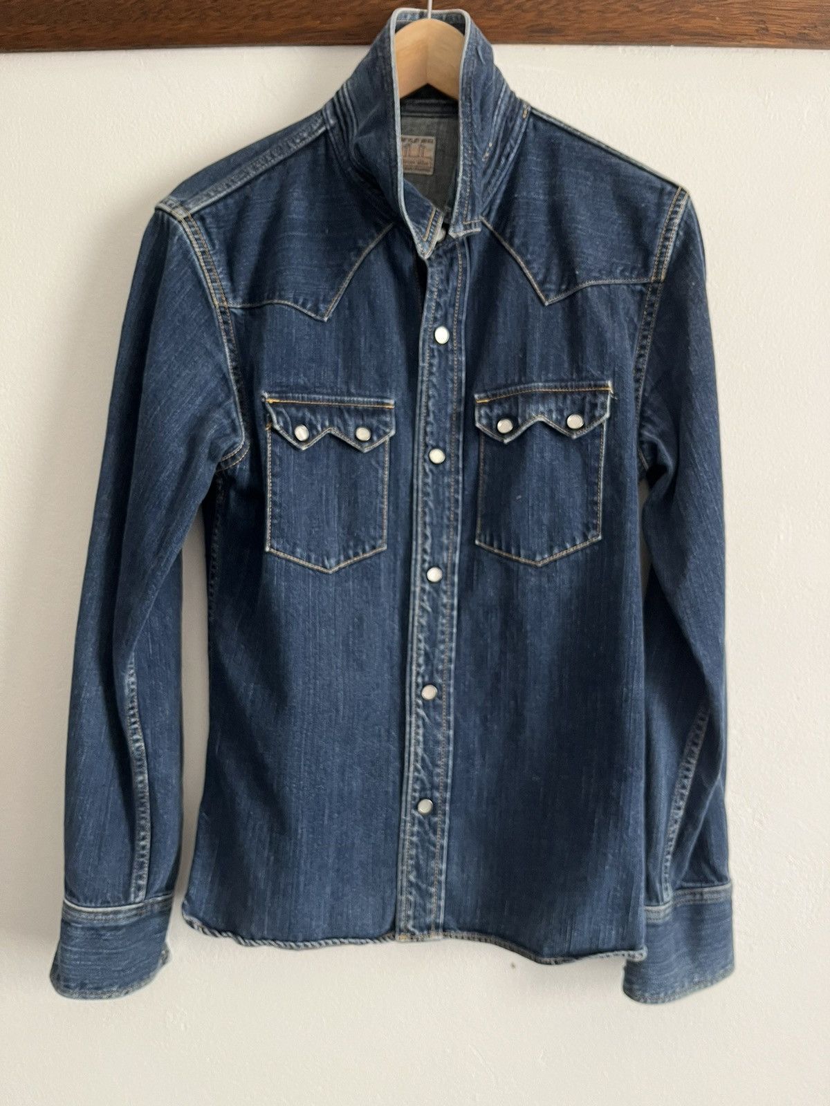 The Flat Head The Flat Head western denim shirt 7002 | Grailed