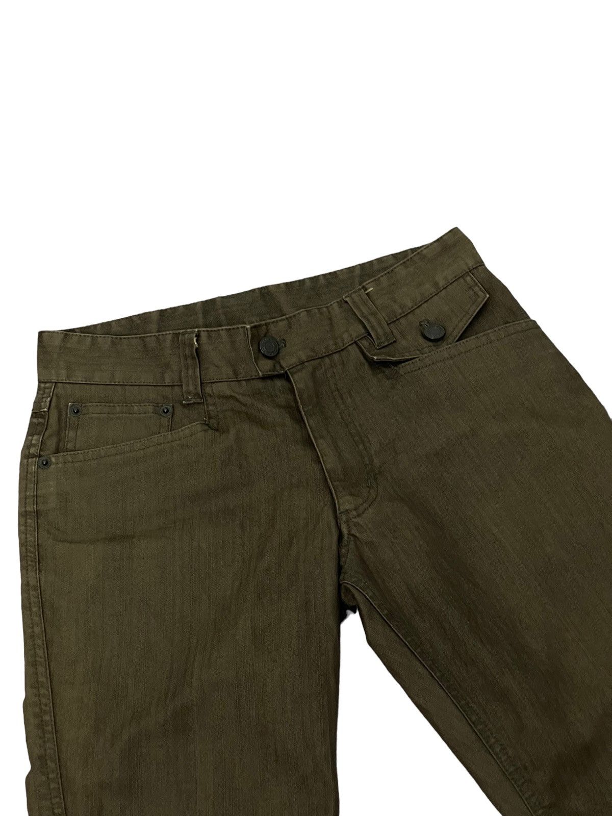 Japanese Brand Flare Jeans Male.Co Pinstriped Boot Cut 4🟦0 Size US 29 - 16 Thumbnail