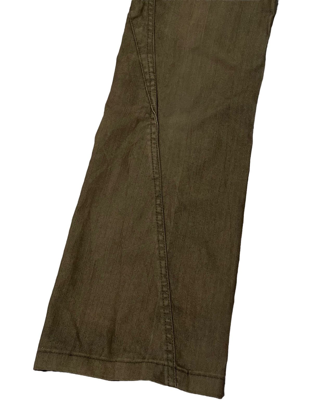 Japanese Brand Flare Jeans Male.Co Pinstriped Boot Cut 4🟦0 Size US 29 - 13 Thumbnail
