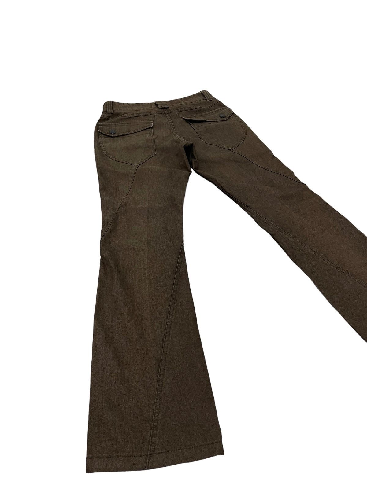 Japanese Brand Flare Jeans Male.Co Pinstriped Boot Cut 4🟦0 Size US 29 - 1 Thumbnail