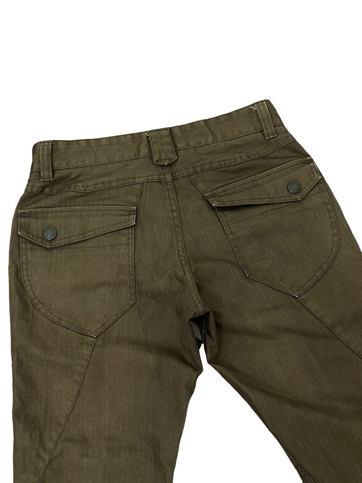 Japanese Brand Flare Jeans Male.Co Pinstriped Boot Cut 4🟦0 Size US 29 - 8 Thumbnail