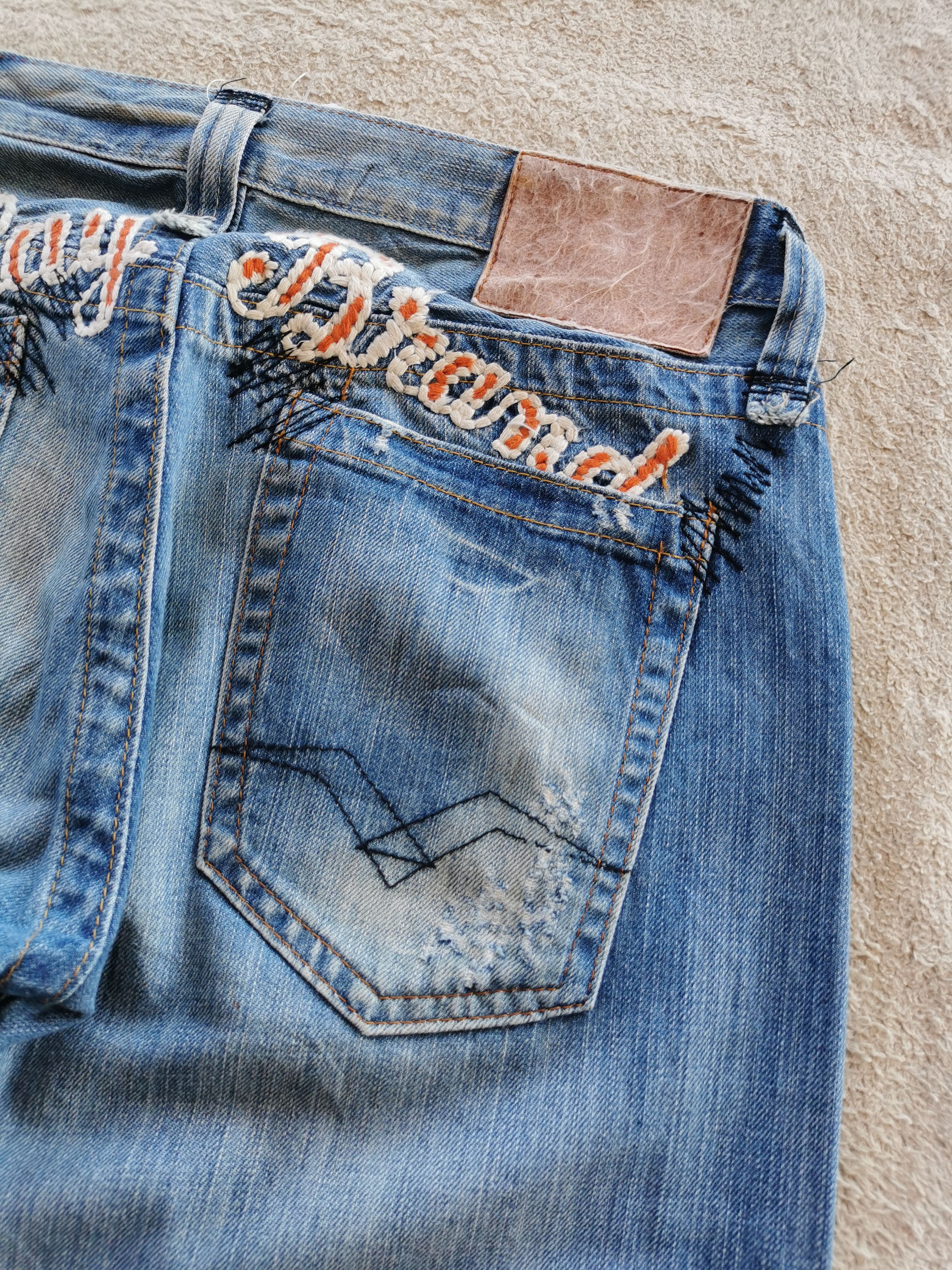 Christian Audigier Replay Brand Washed Denim Size US 32 / EU 48 - 6 Thumbnail