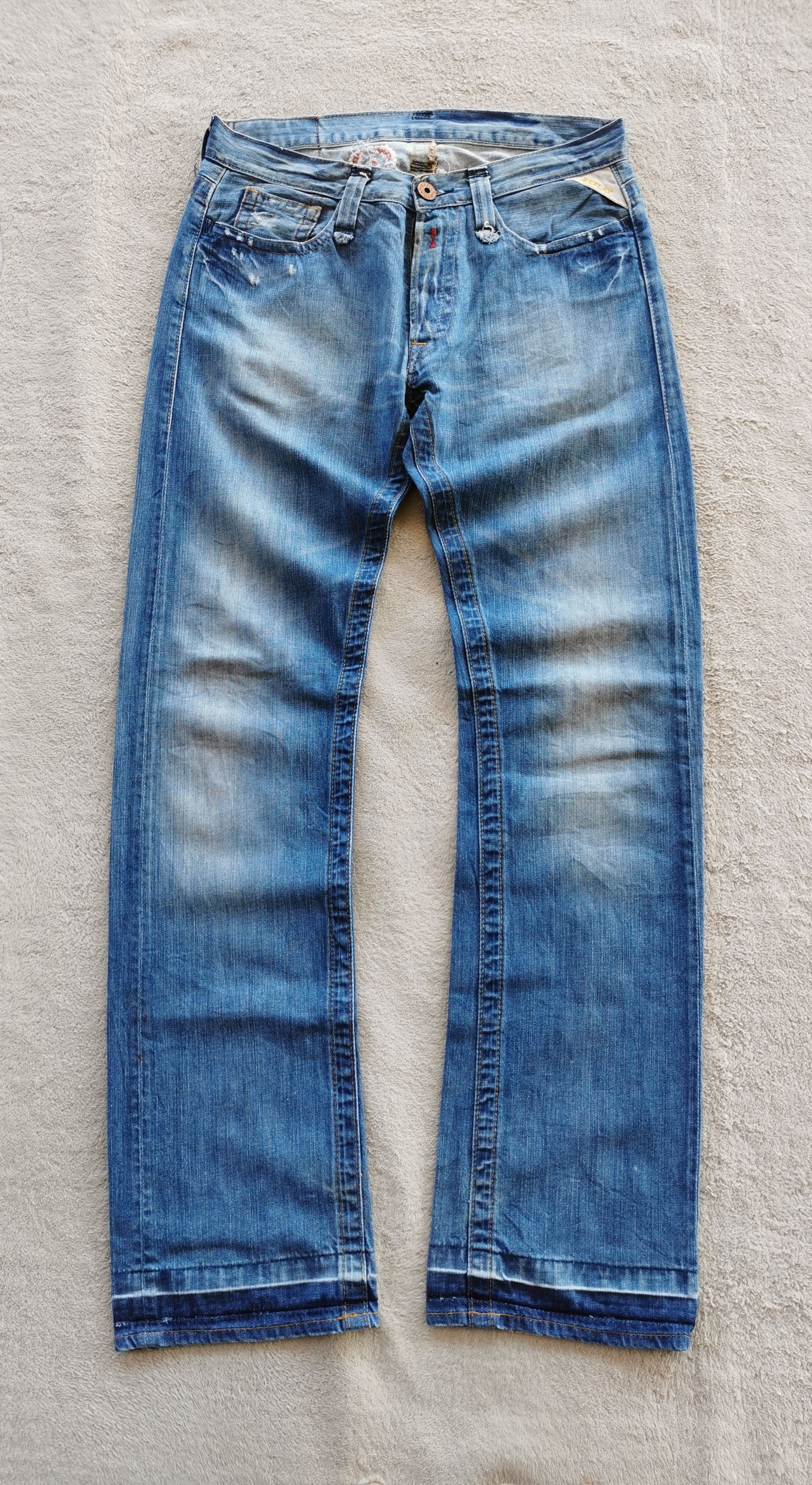 Christian Audigier Replay Brand Washed Denim Size US 32 / EU 48 - 7 Thumbnail