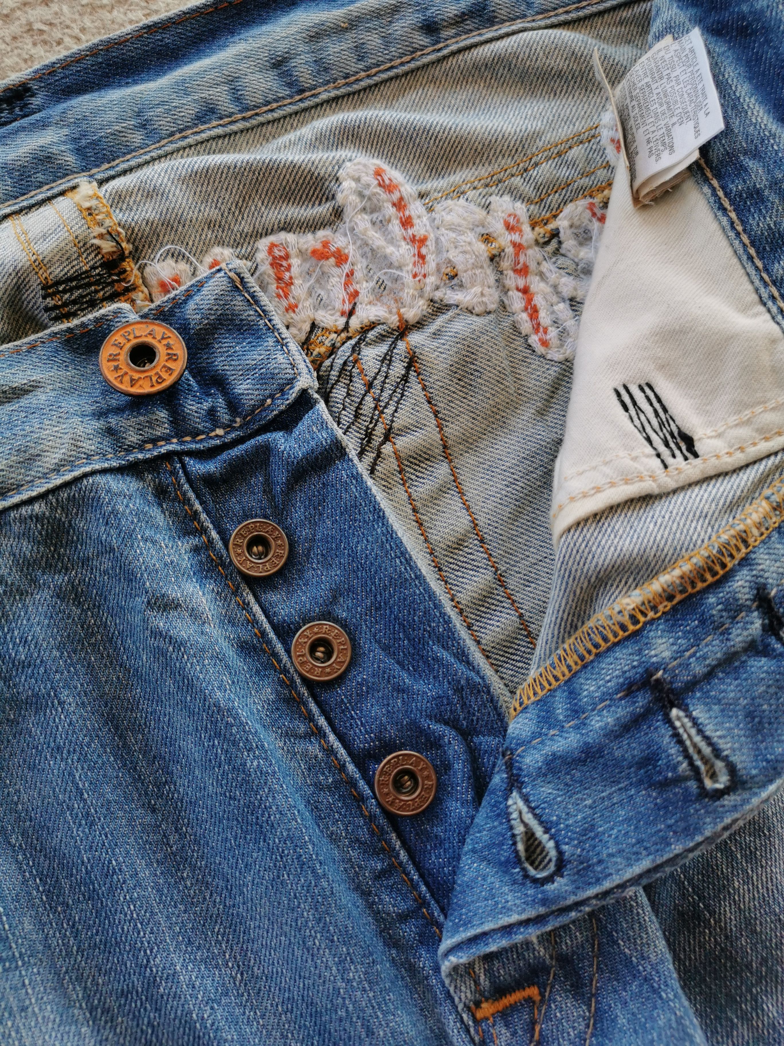Christian Audigier Replay Brand Washed Denim Size US 32 / EU 48 - 5 Thumbnail