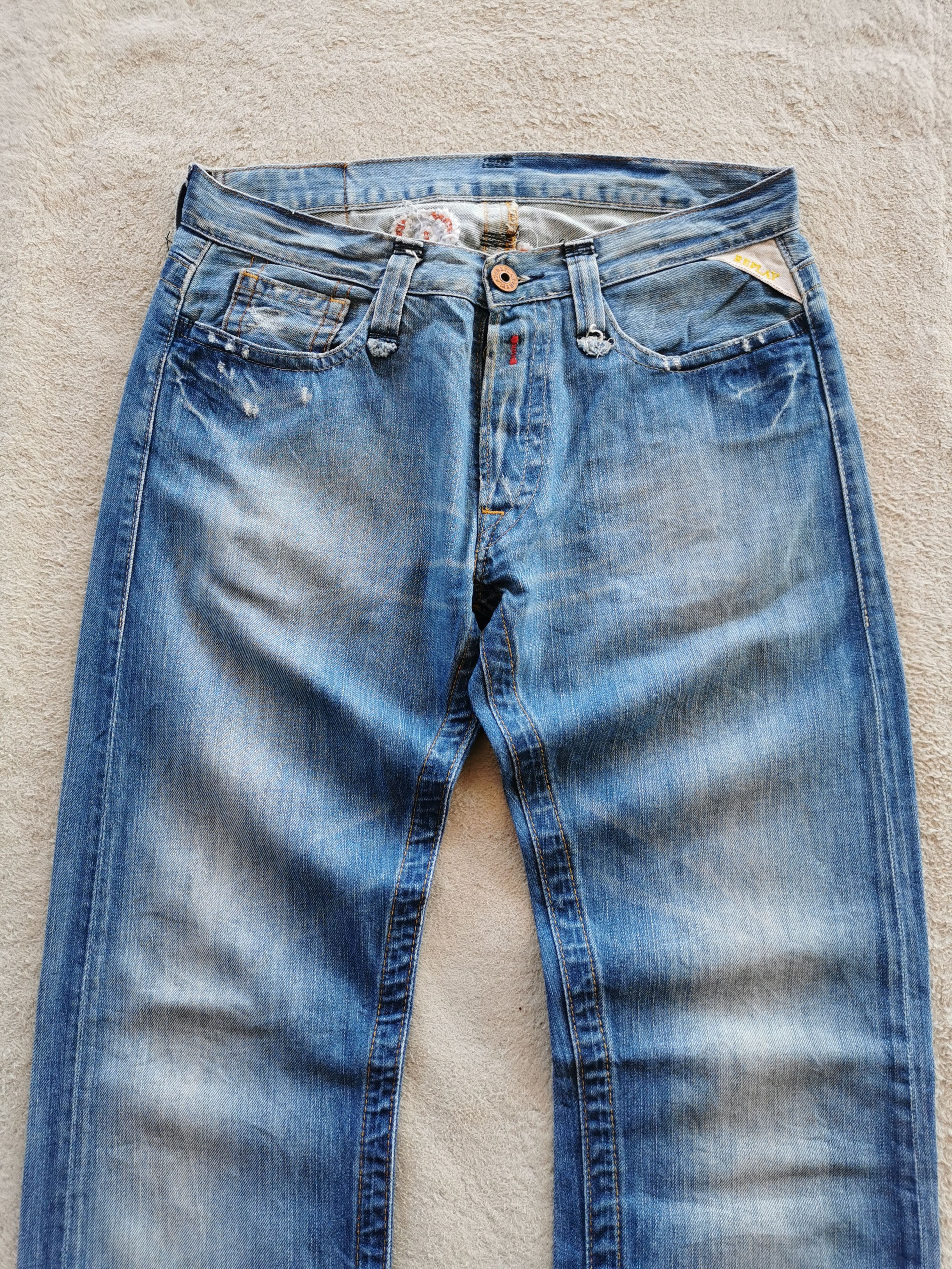 Christian Audigier Replay Brand Washed Denim Size US 32 / EU 48 - 4 Thumbnail
