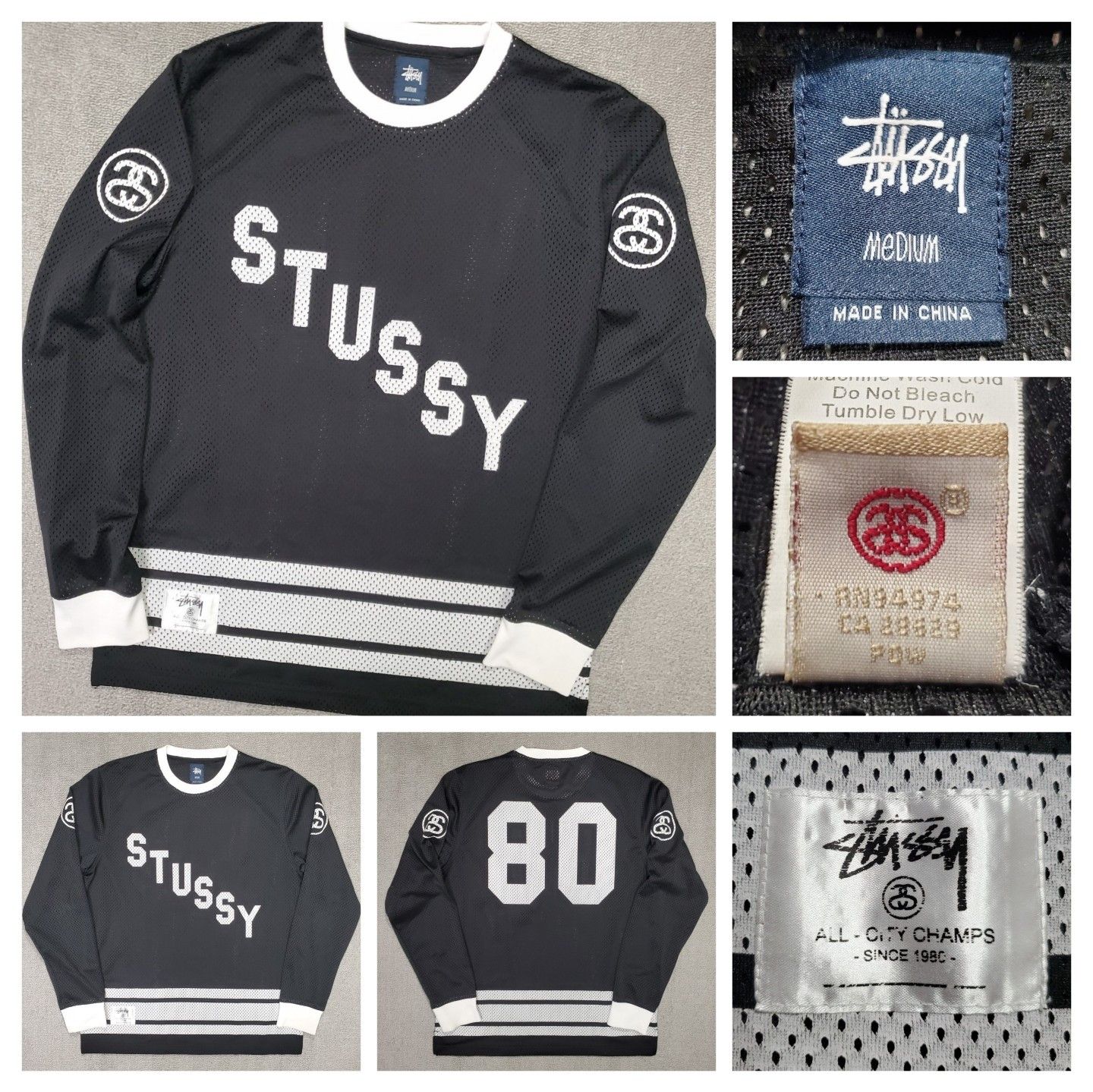 Stussy Soccer Jersey sz Med -Very Rare!