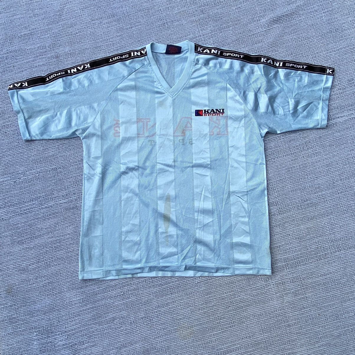 Karl Kani vintage karl kani blue jersey Size US L / EU 52-54 / 3 - 1 Thumbnail