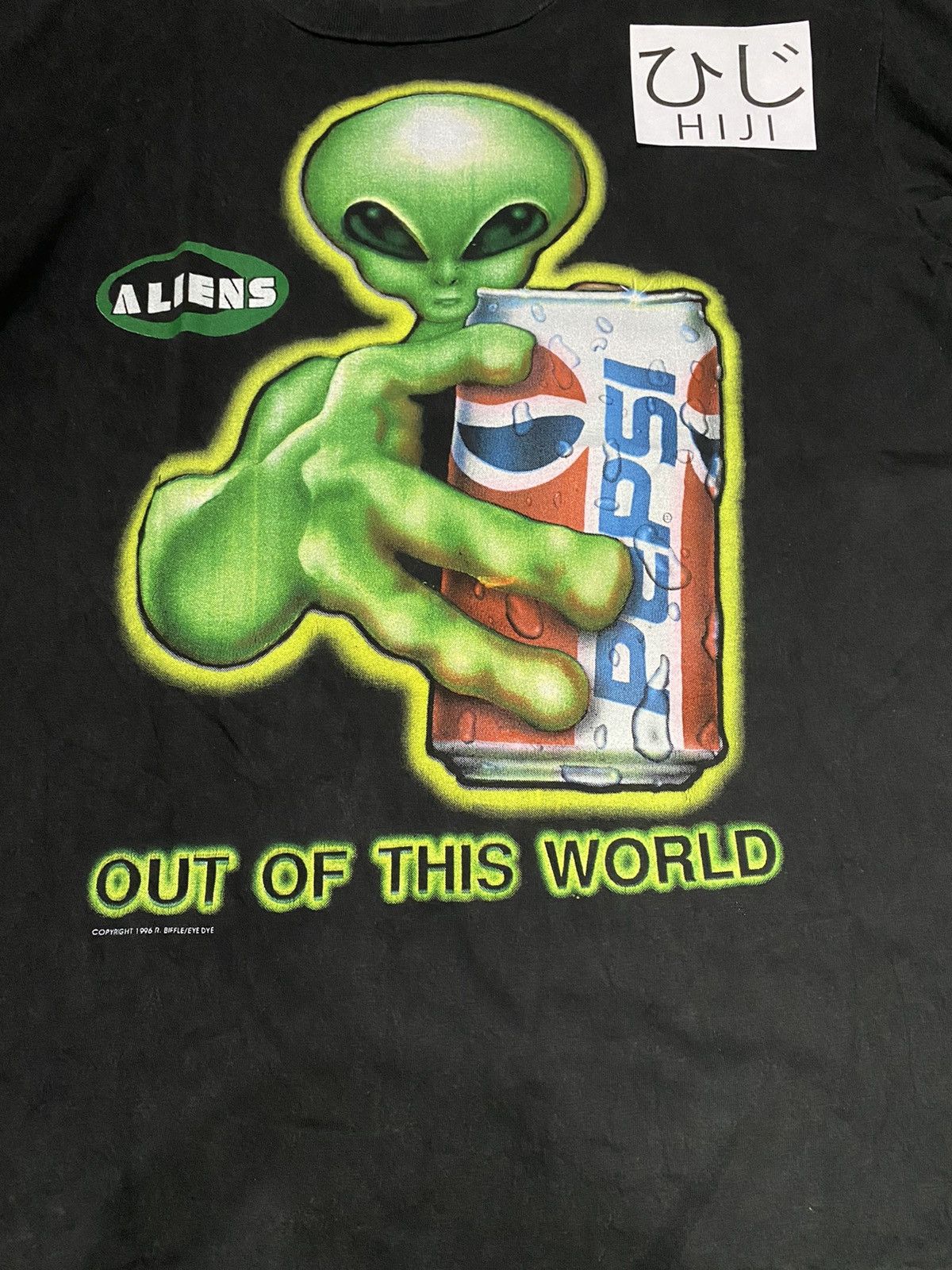 冬ギフト セ Pepsi × Workshop Alien × 90s tee Skateboard Vintage Vintage トップス