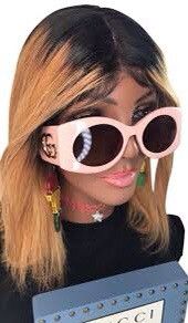 Gucci Gucci Pink Gg0810s 003 New Square-frame Injection  display picture 3