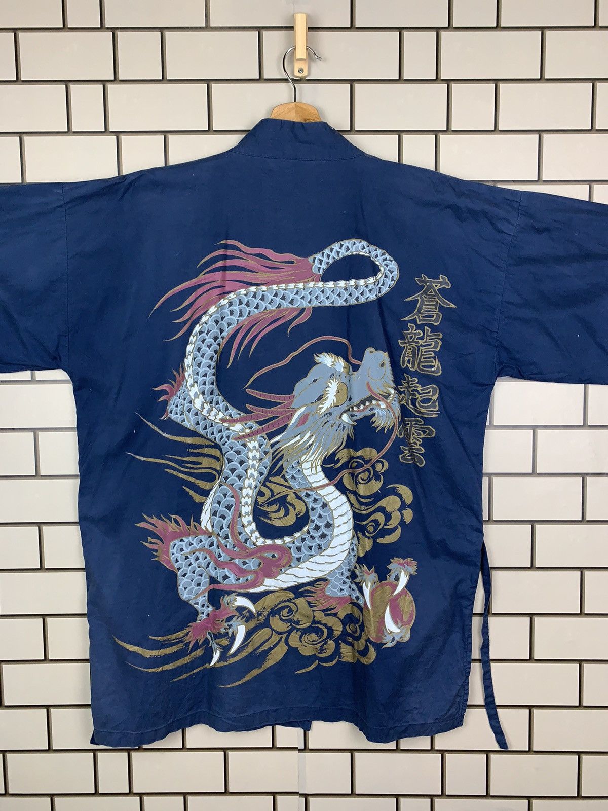 Japanese Brand × Vintage Vintage Japanese Brand Kimono Dragon Size US M / EU 48-50 / 2 - 1 Thumbnail