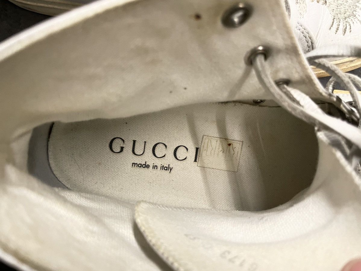 Gucci RARE Gucci Dragon Embroidered sneakers Fall/Winter 2001 Size US 6 / EU 39 - 4 Thumbnail
