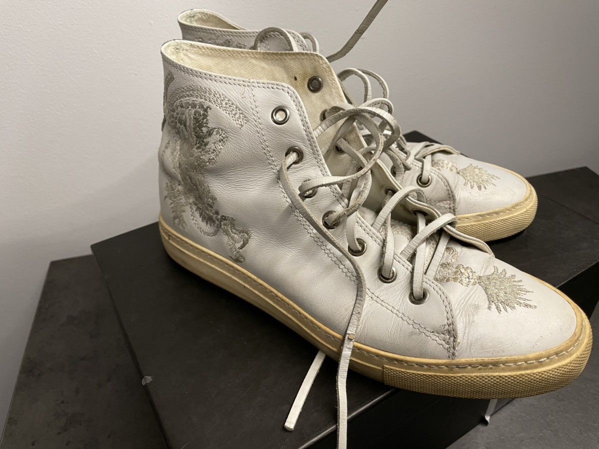 Gucci RARE Gucci Dragon Embroidered sneakers Fall/Winter 2001 Size US 6 / EU 39 - 3 Thumbnail